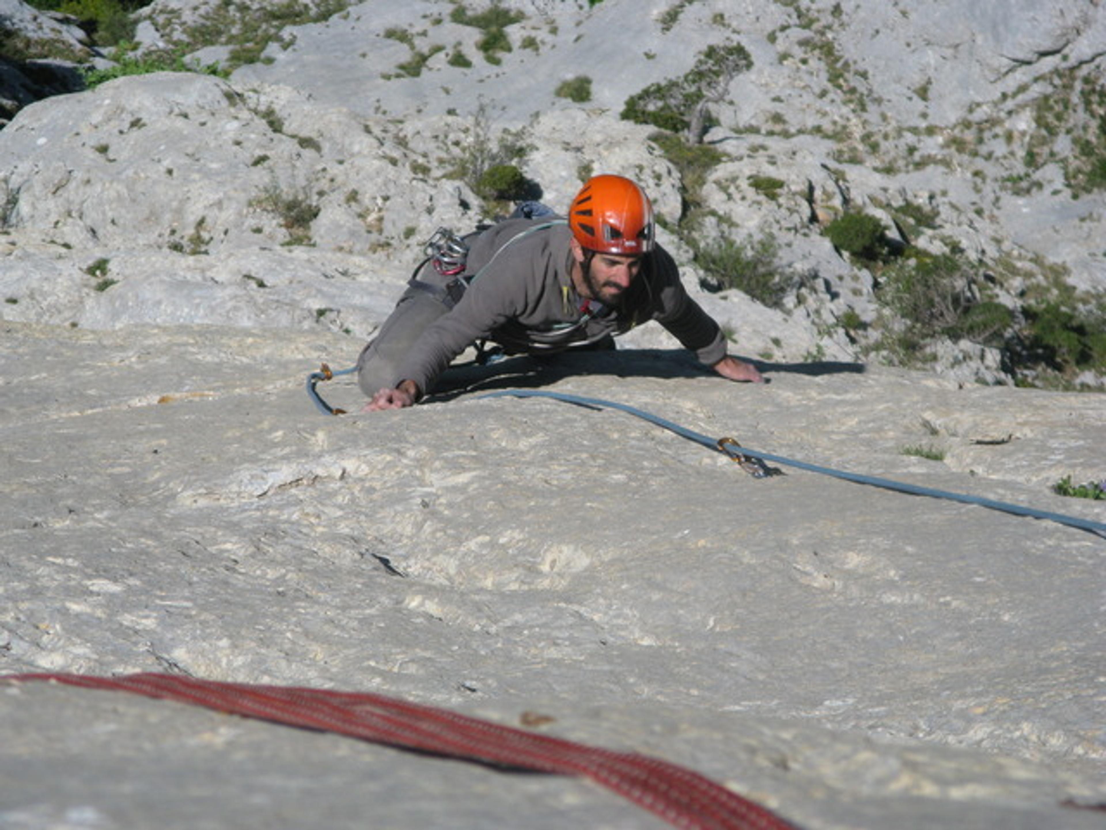Nico dans le 6c+