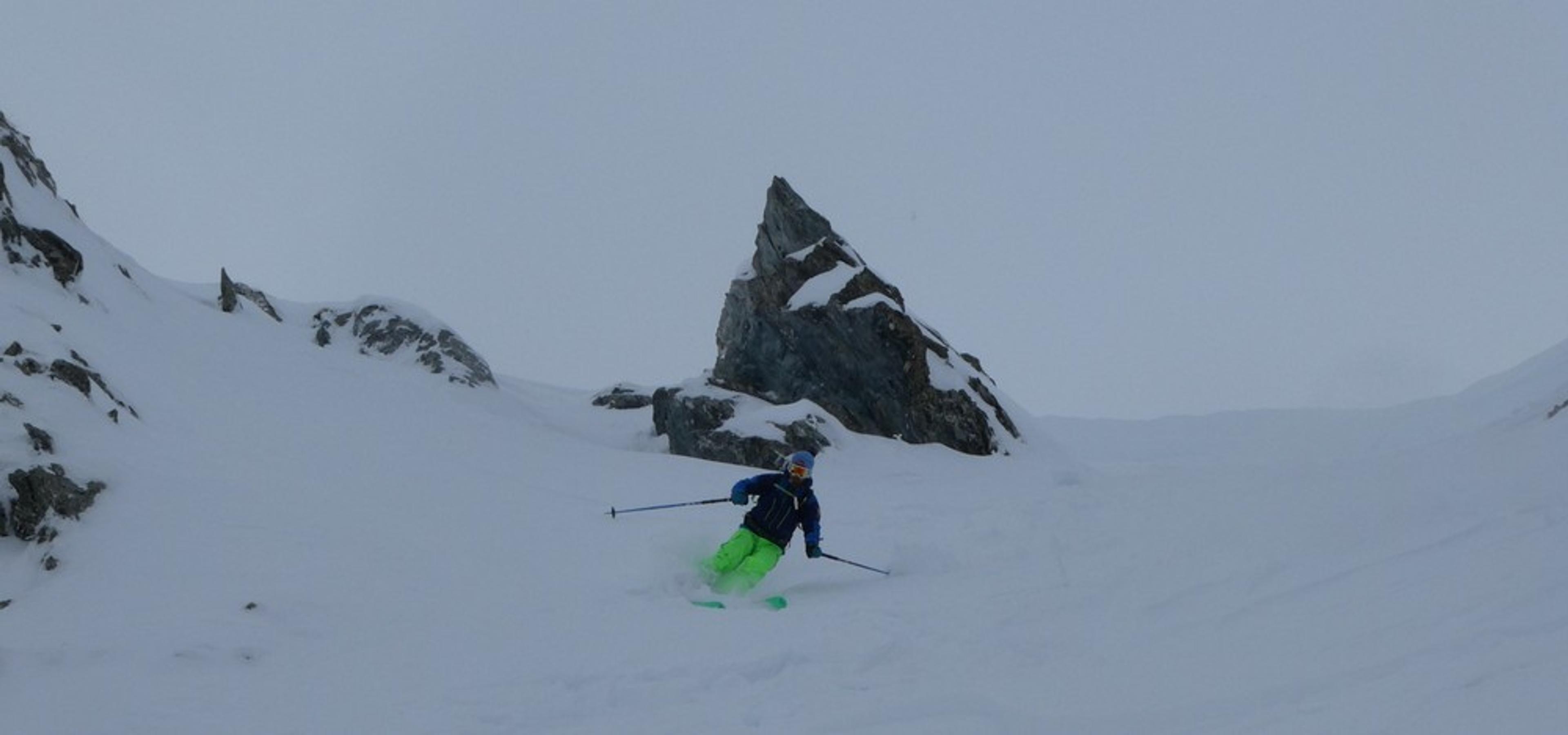 Couloir Pente raide - Clot Méa - Geoffrey
