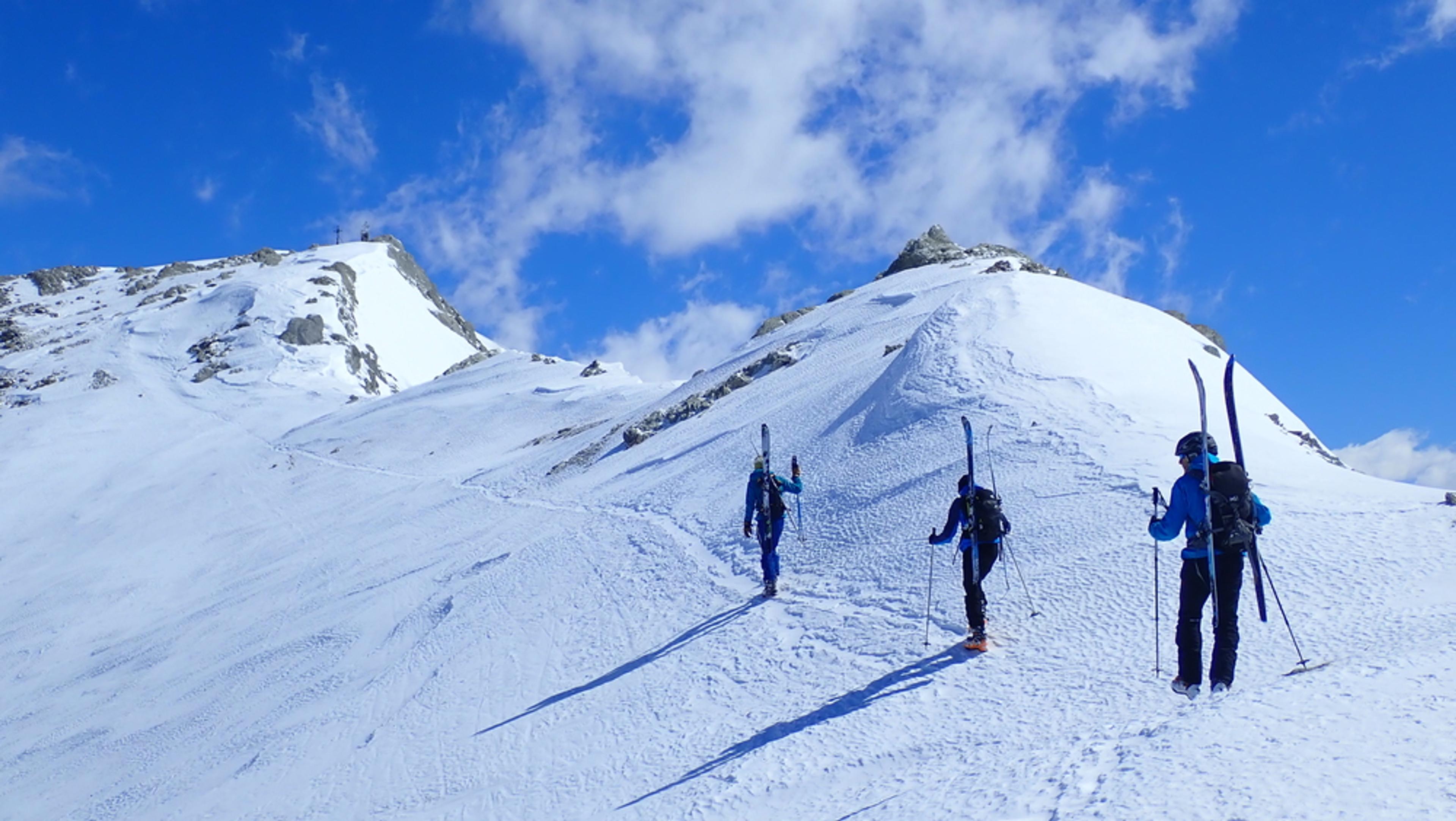 Raid ski randonnée Cerces - Arrivée à la Pointe