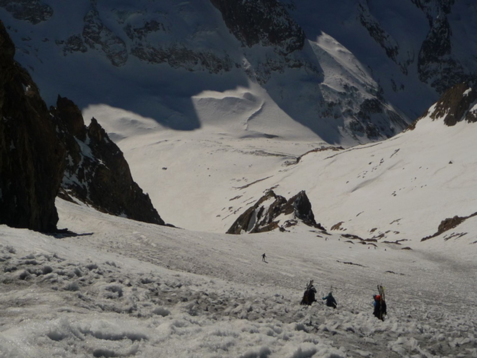 Promontoire - Les pentes dégueulasses au début de ce magnifique hors piste
