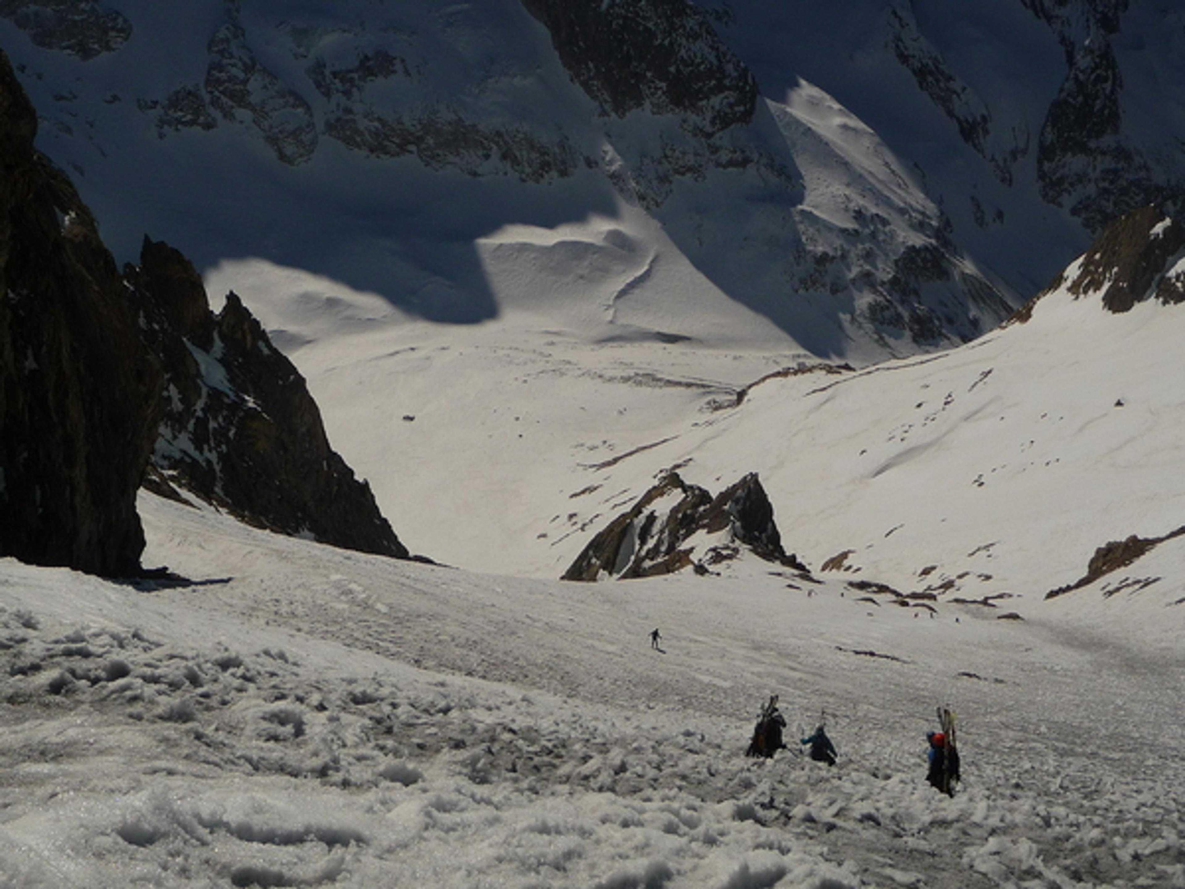 Promontoire - Les pentes dégueulasses au début de ce magnifique hors piste
