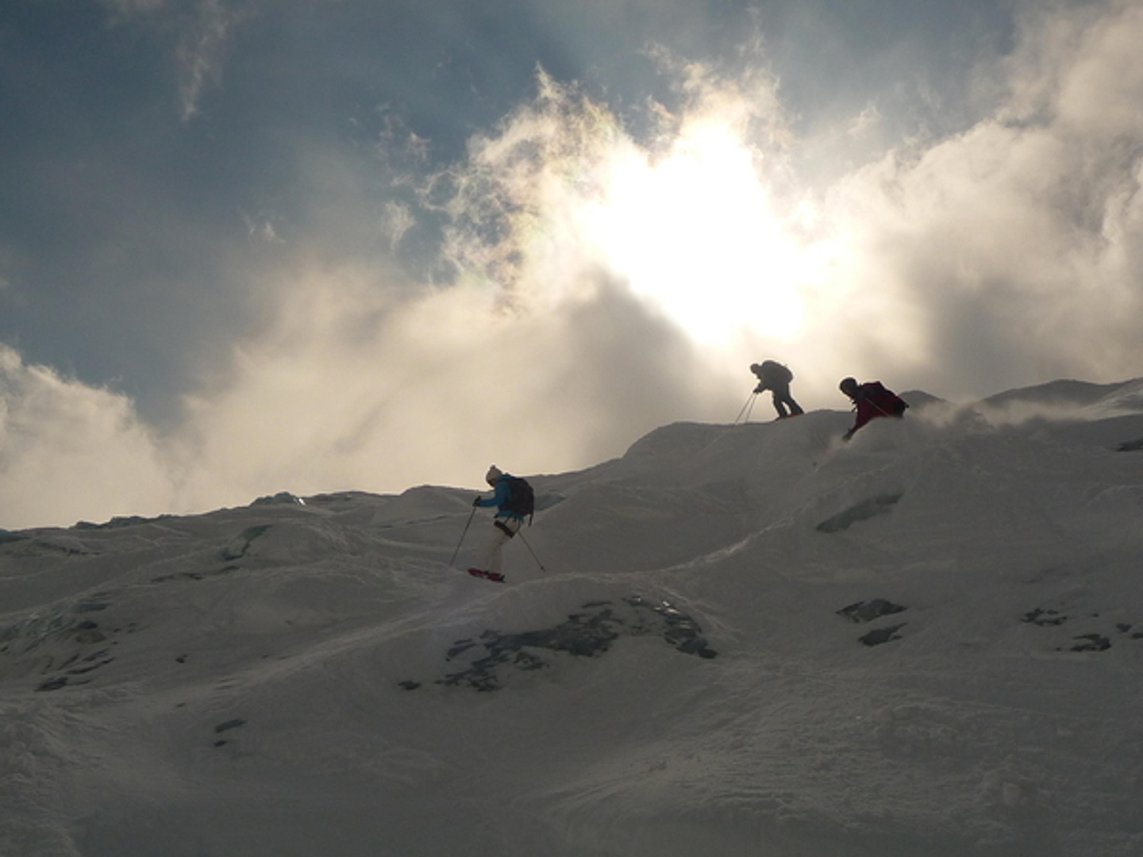 Vallée Blanche - Le passage le plus technique actuellement