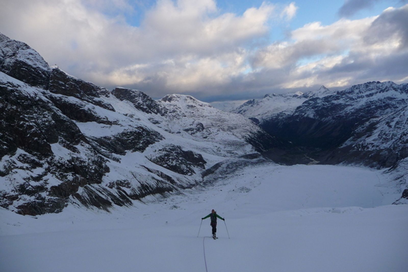 Piz Bernina - Avant le Labyrinthe