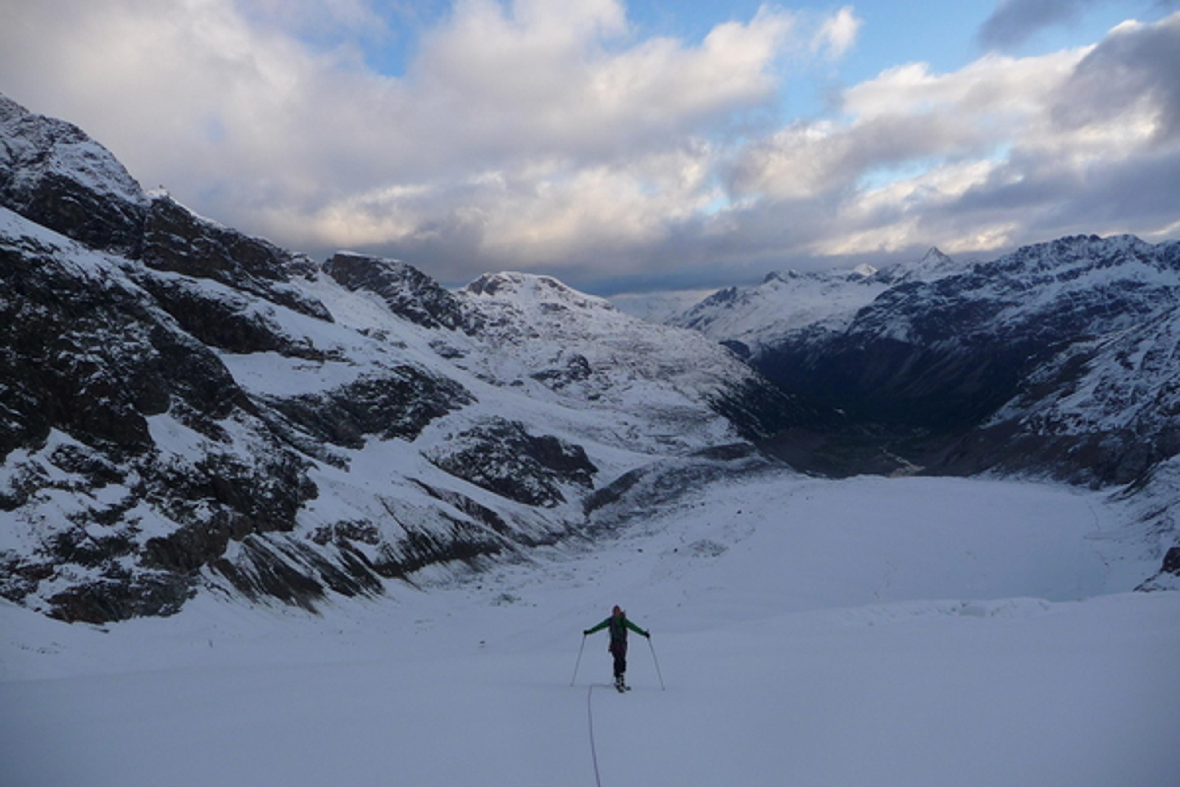Piz Bernina - Avant le Labyrinthe