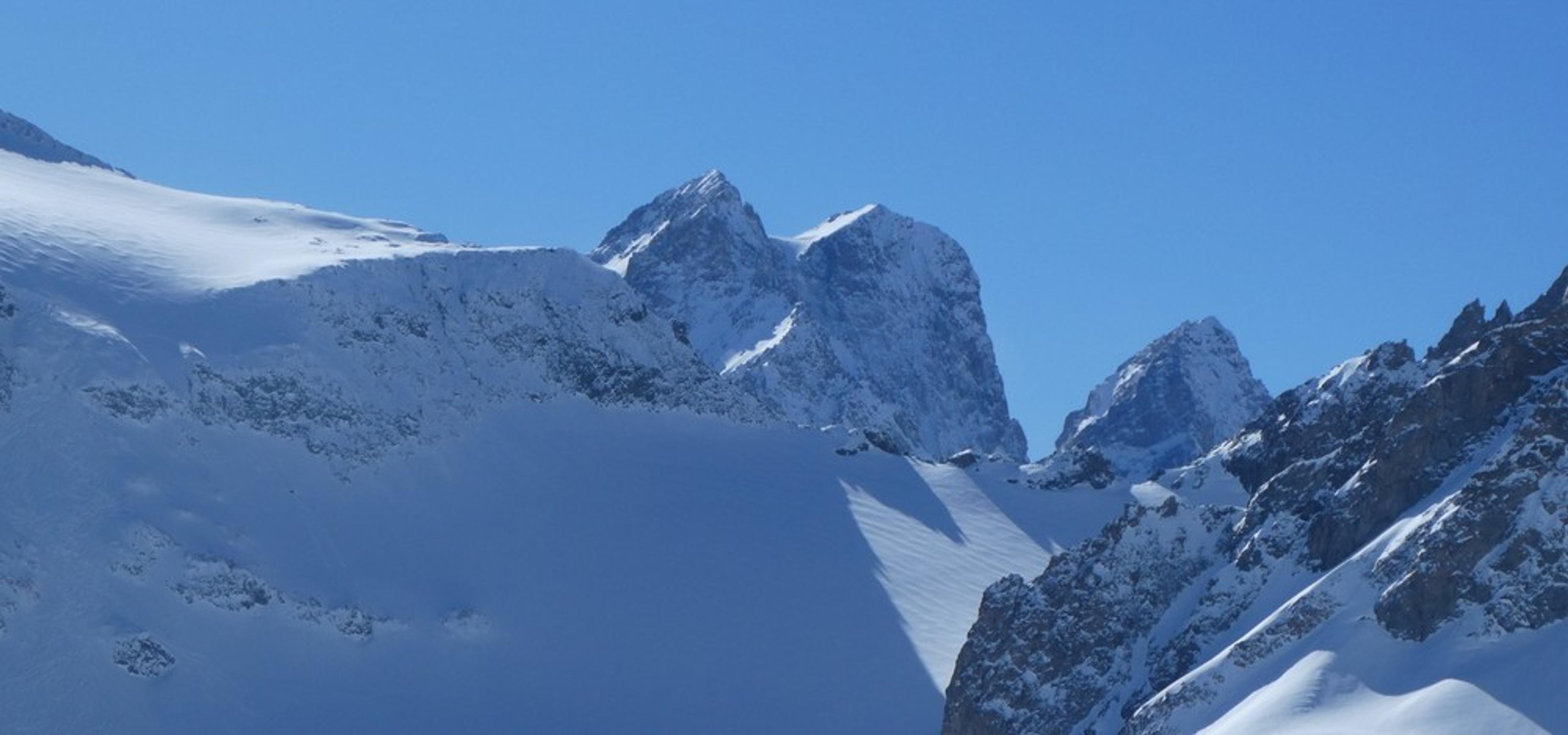 Pointe Charlet - Couloir nord - Le Pelvoux