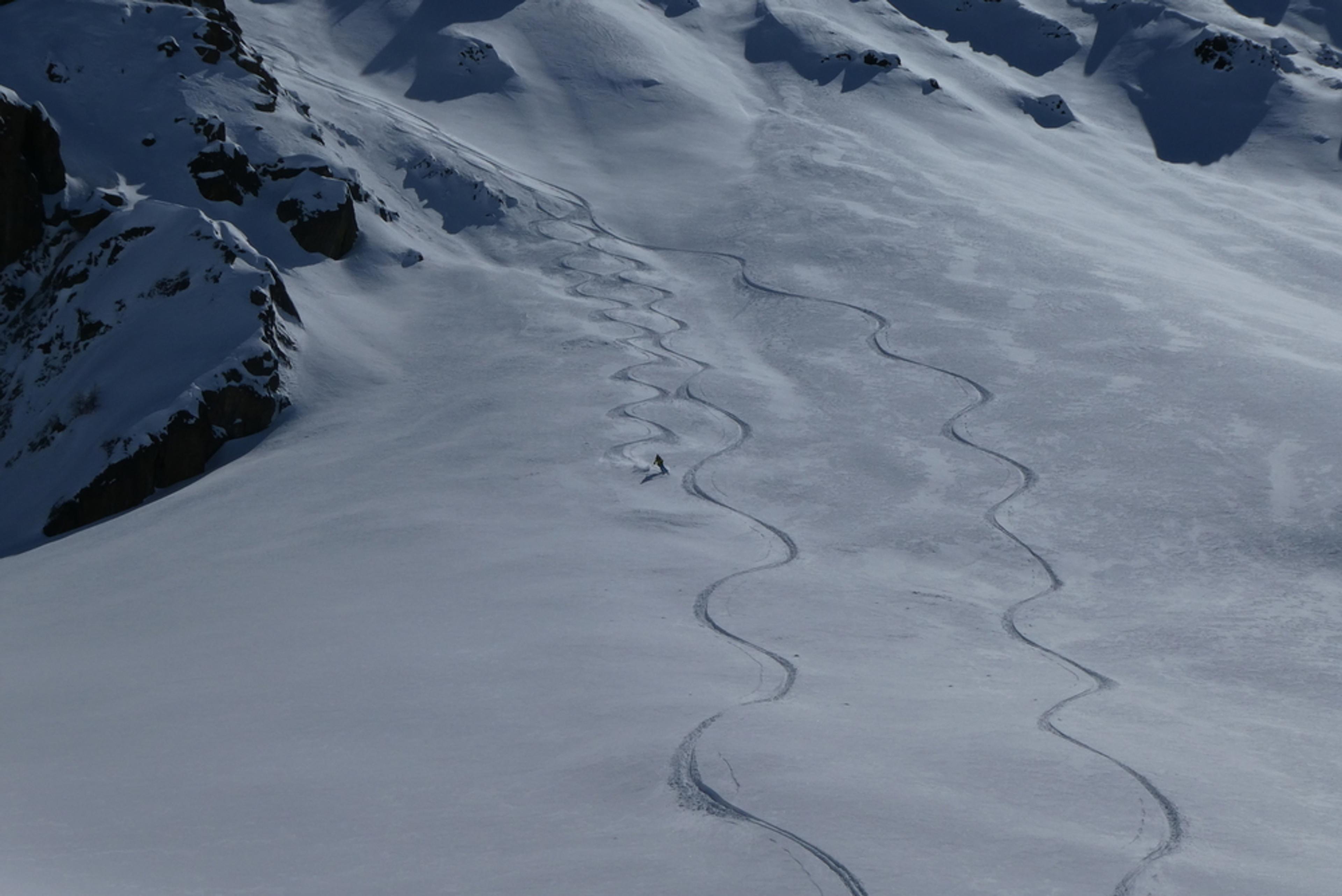 Couloir nord Rocher Blanc - Anaïs brode