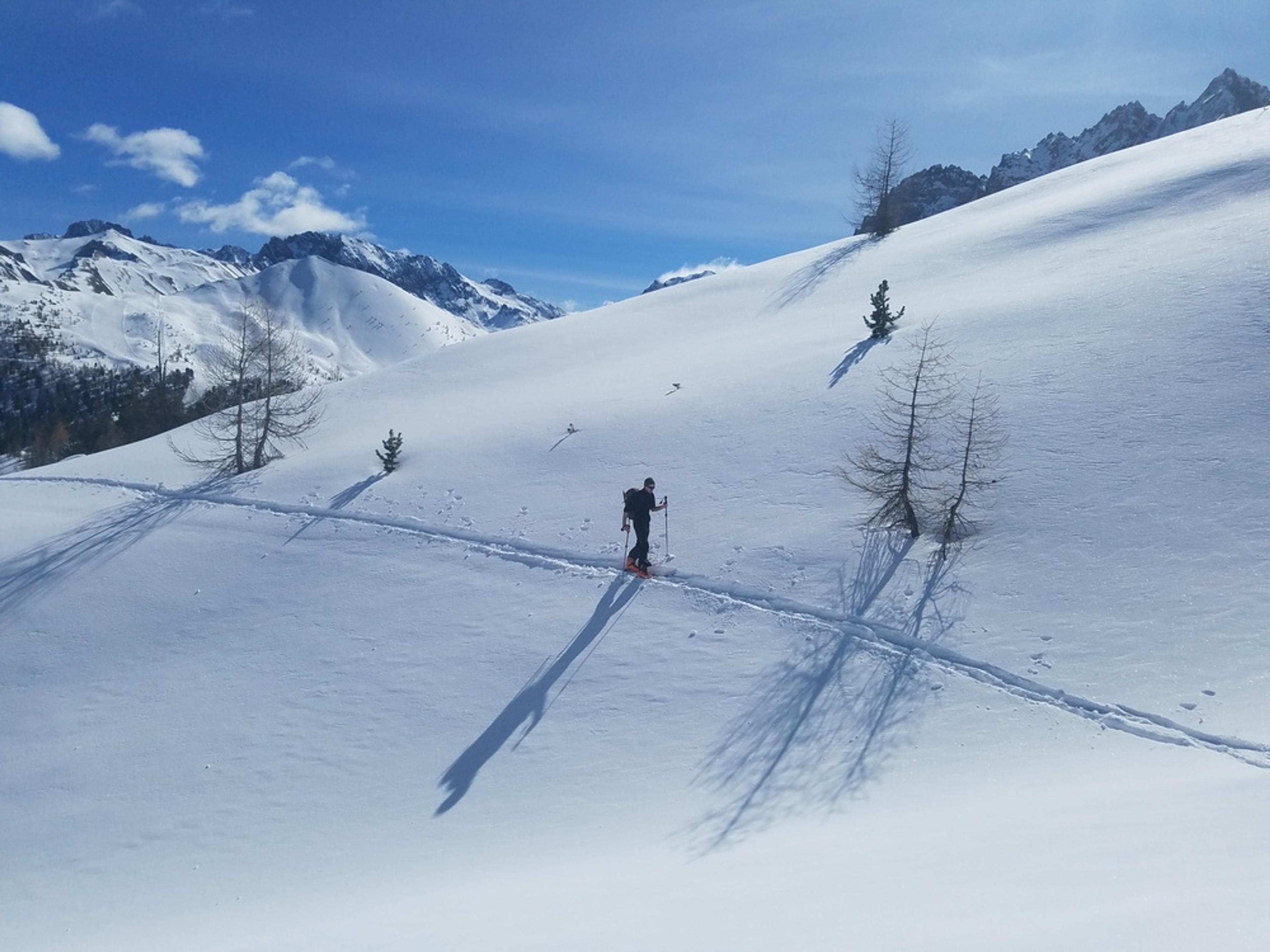 Ski rando Ceillac - Pas du Curé - Pas mal le secteur