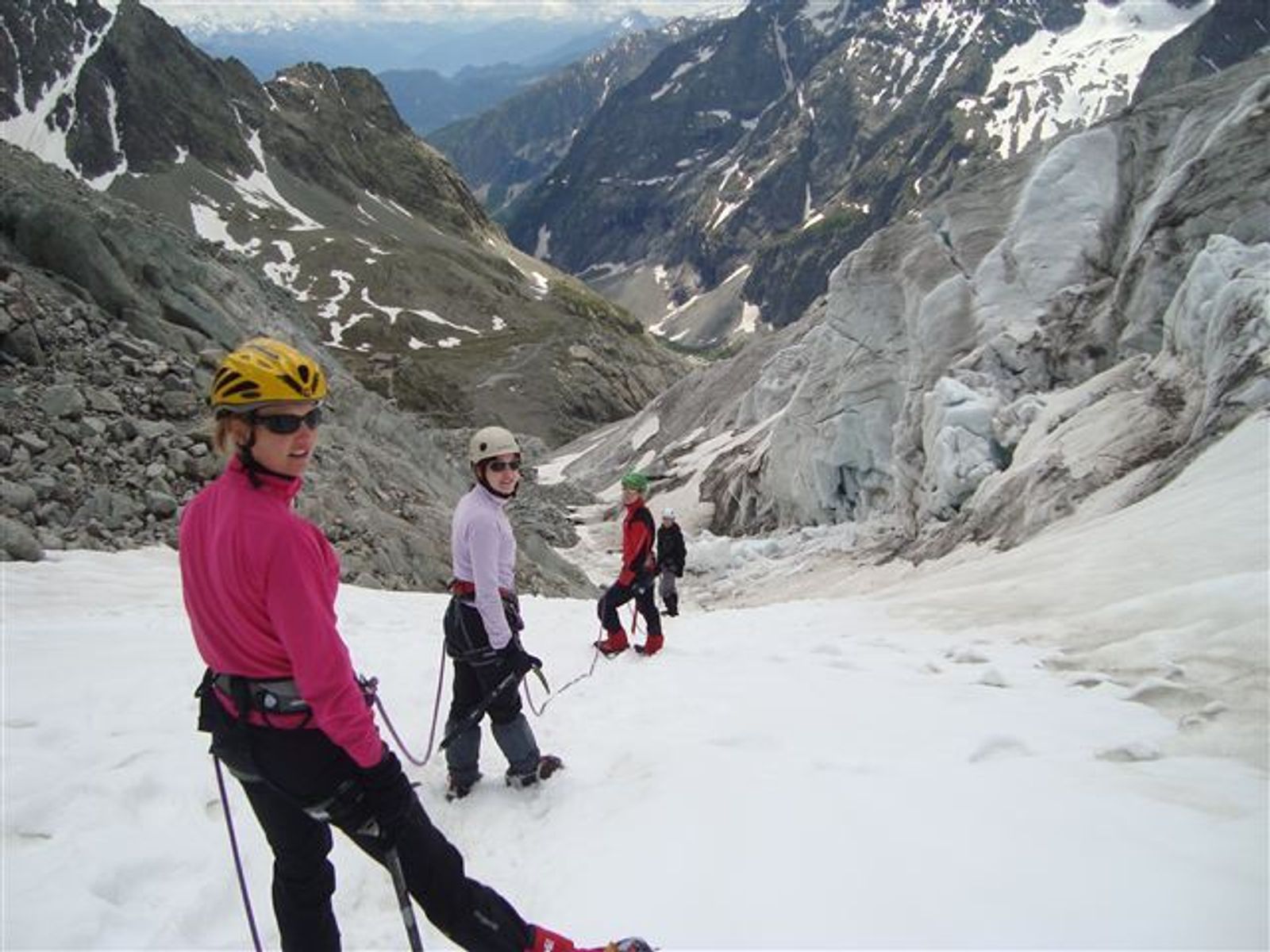 Ecole glace - Glacier Blanc - Fin de la visite