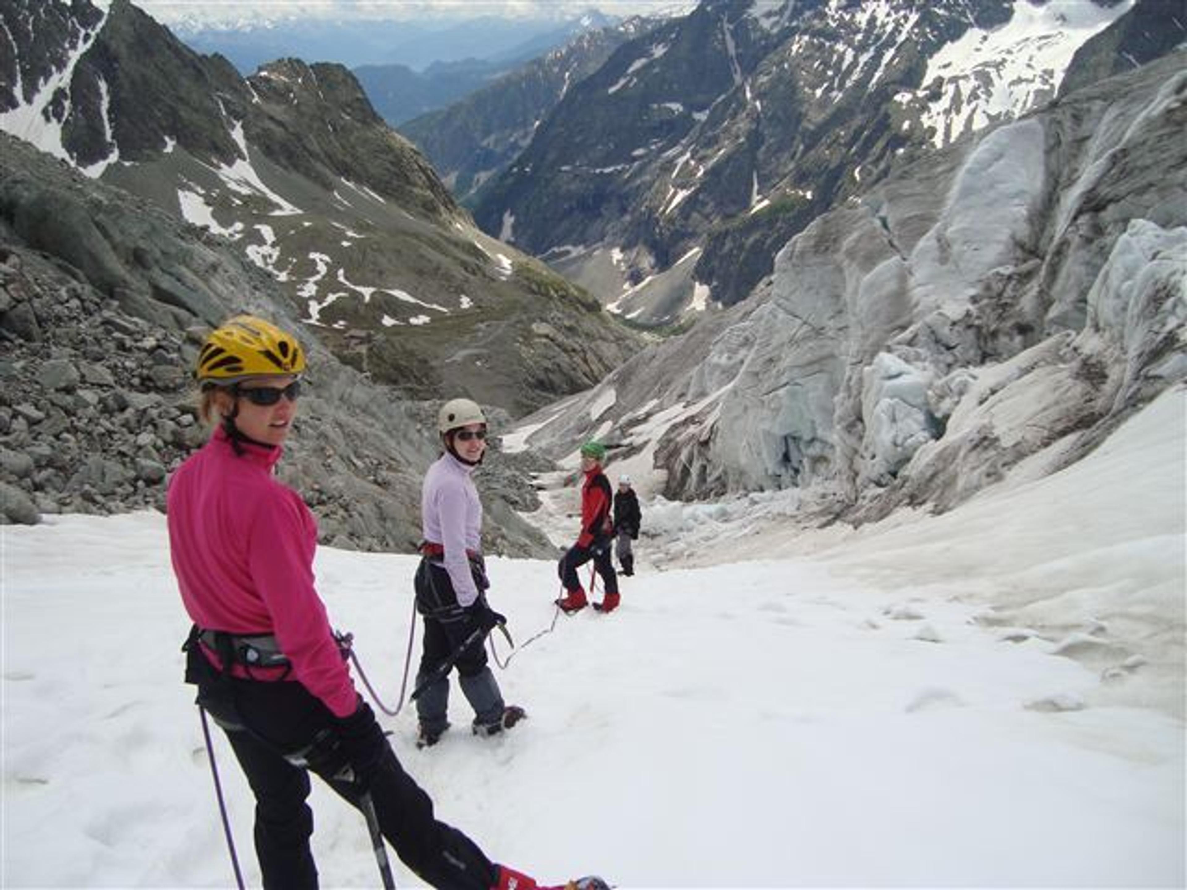Ecole glace - Glacier Blanc - Fin de la visite