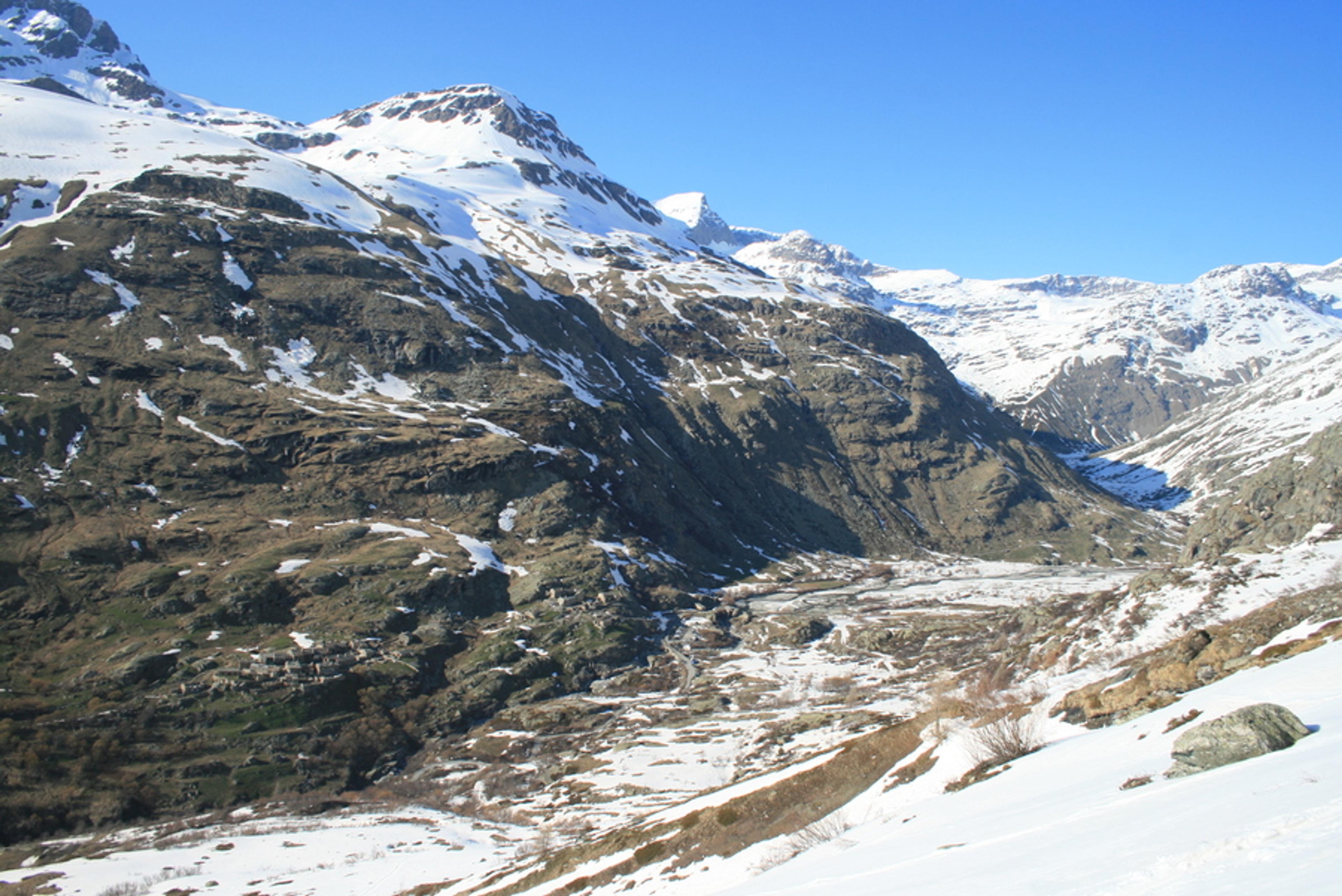 Raid ski Haute Maurienne - Vue sur l'Ecot