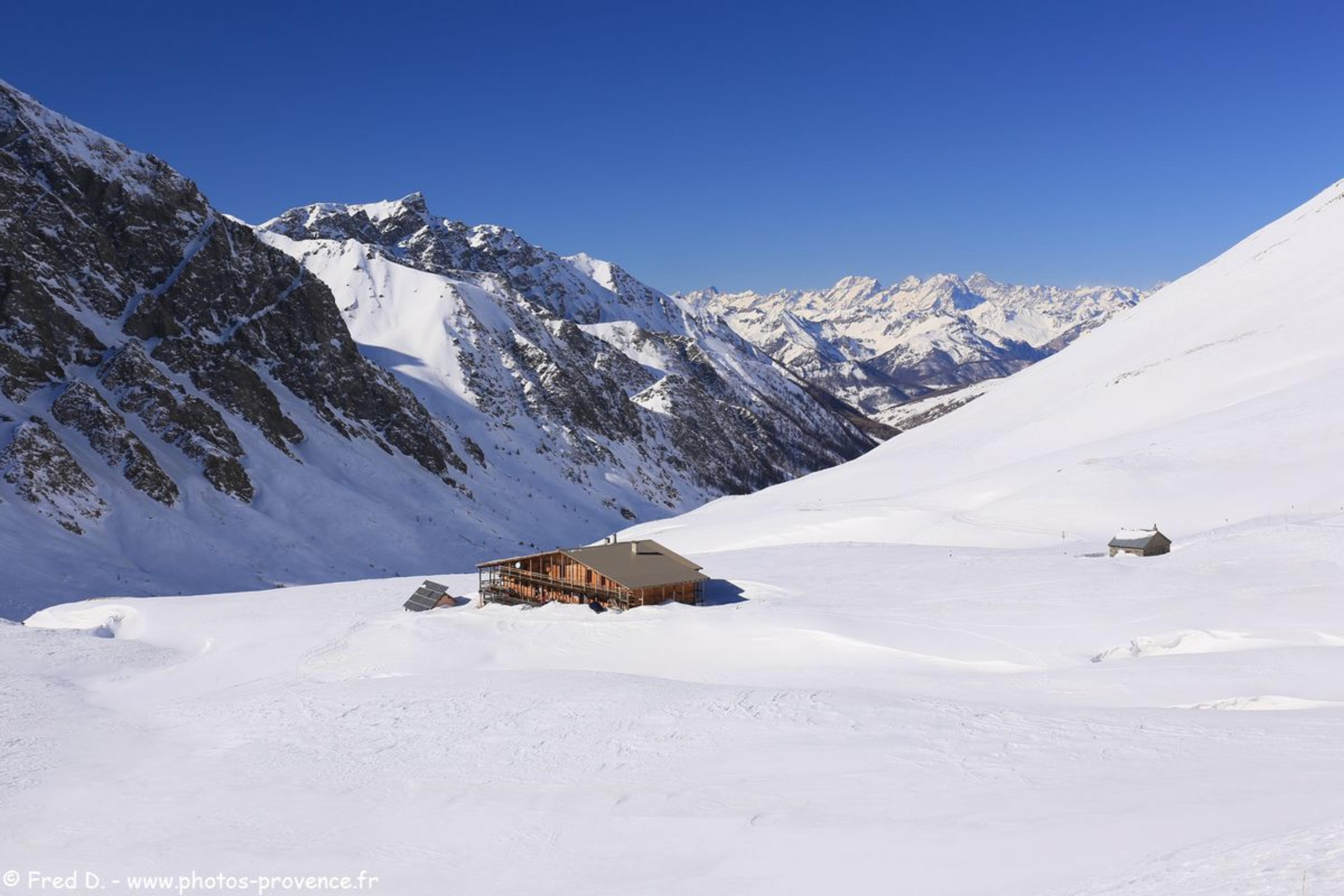 Vue sur le refuge Agnel