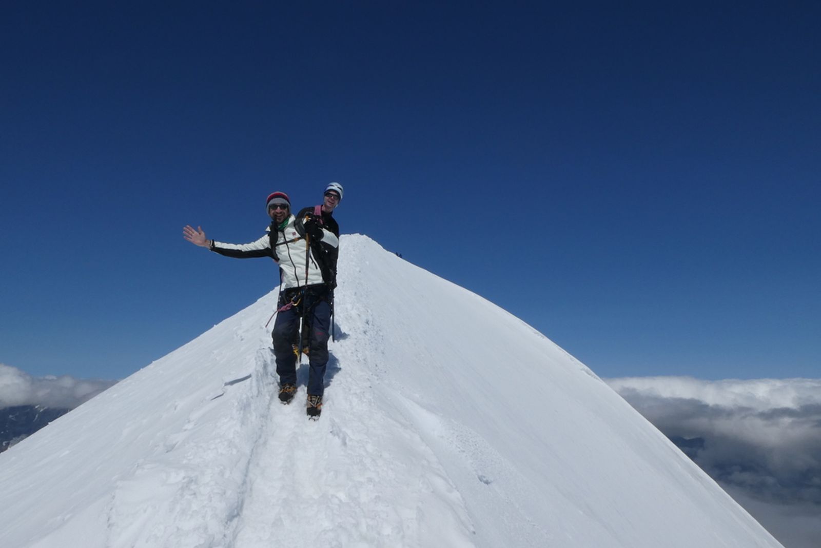 Breithorn - Sur l'arête entre occidental et central