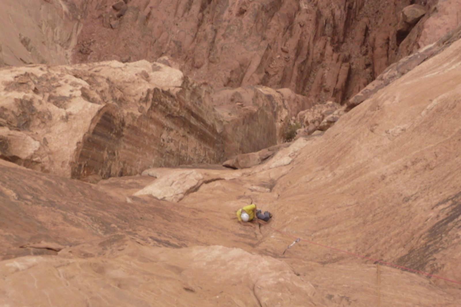 Wadi Rum - Lionheart - Le 6a sommital à ne pas manquer!