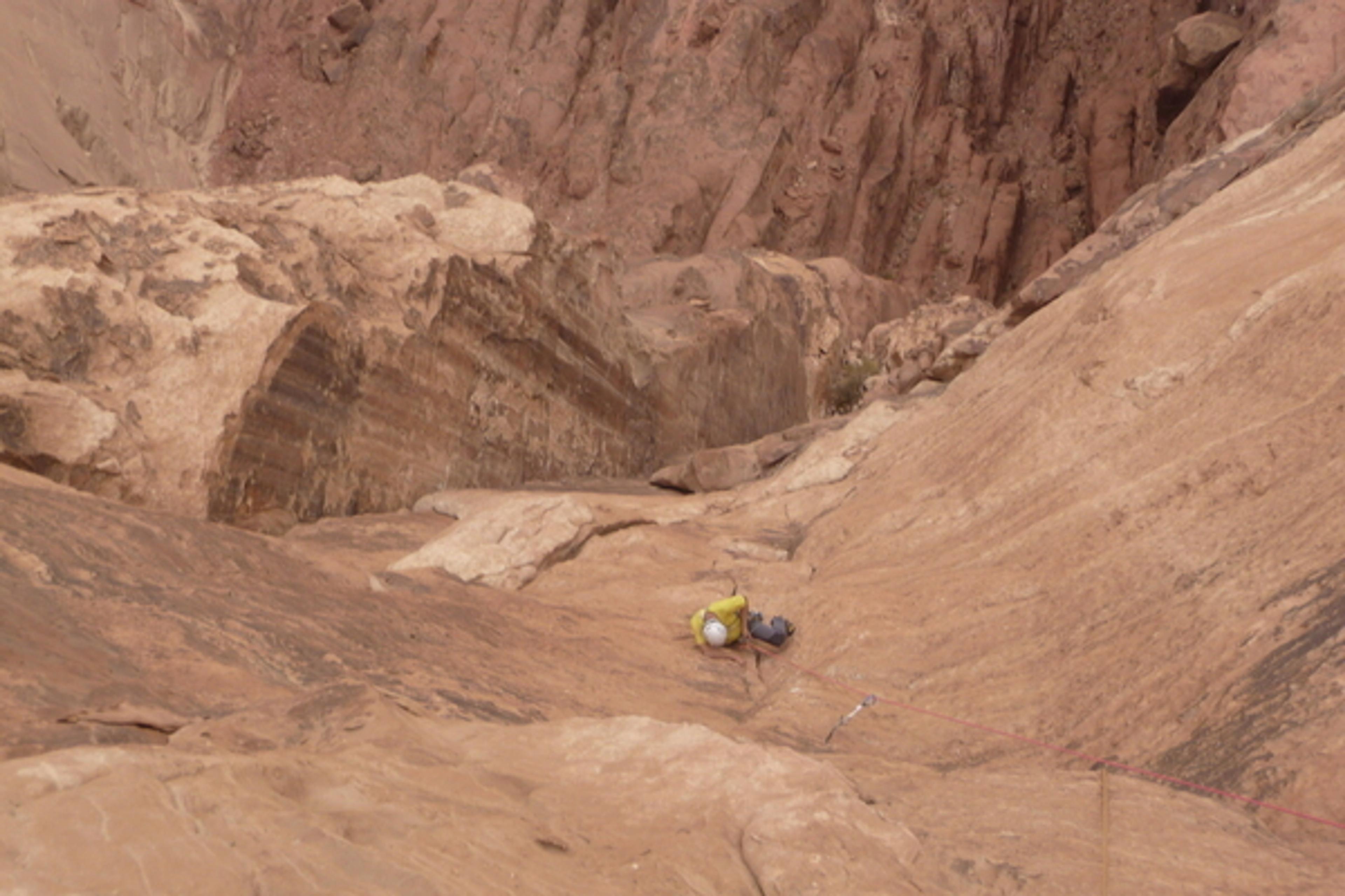 Wadi Rum - Lionheart - Le 6a sommital à ne pas manquer!