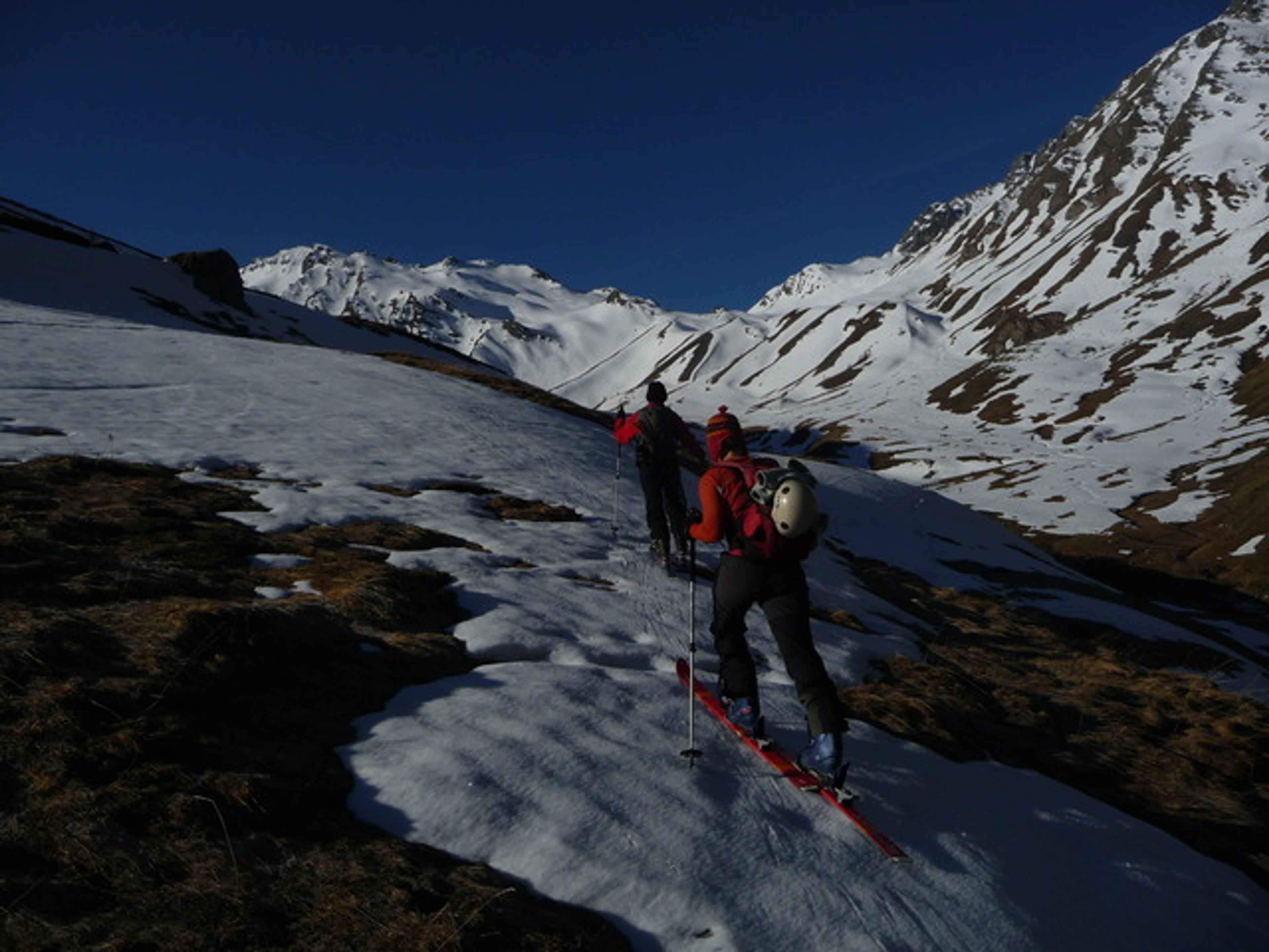 Vue sur la pointe du Vallon