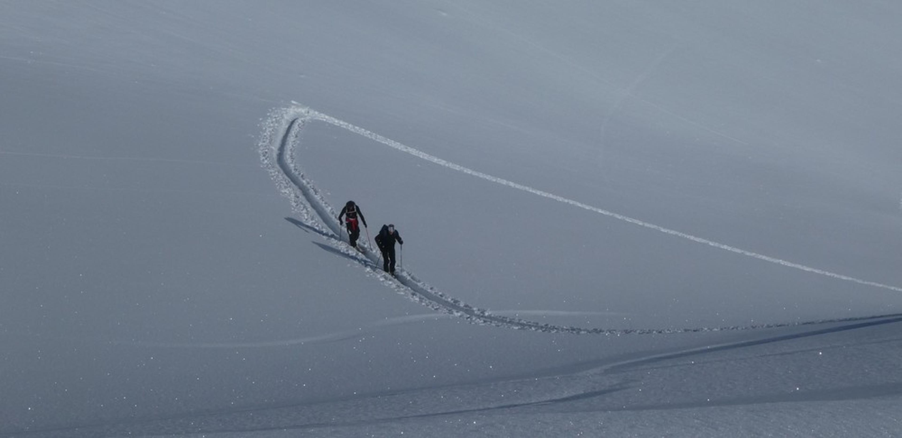 Pointe Charlet - Couloir nord - Derrière nous