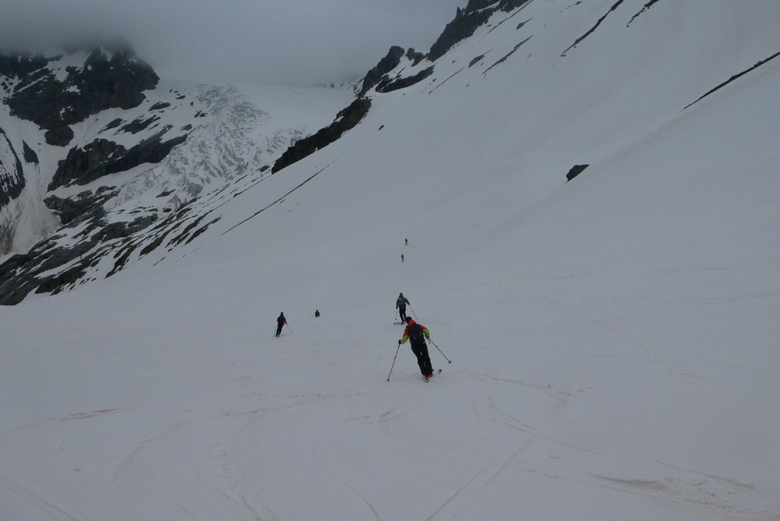 Raid ski Ecrins - Ski de névé