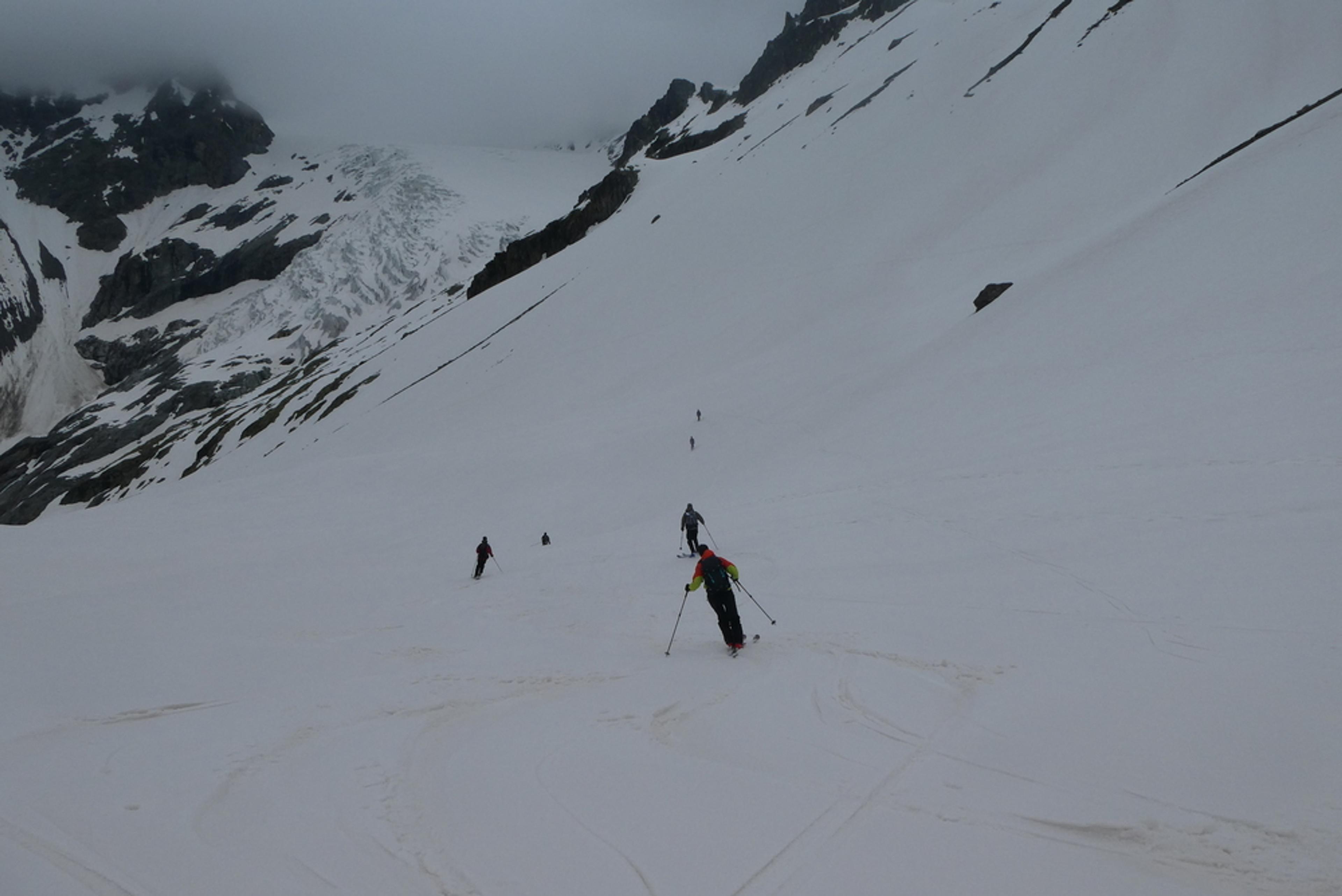 Raid ski Ecrins - Ski de névé