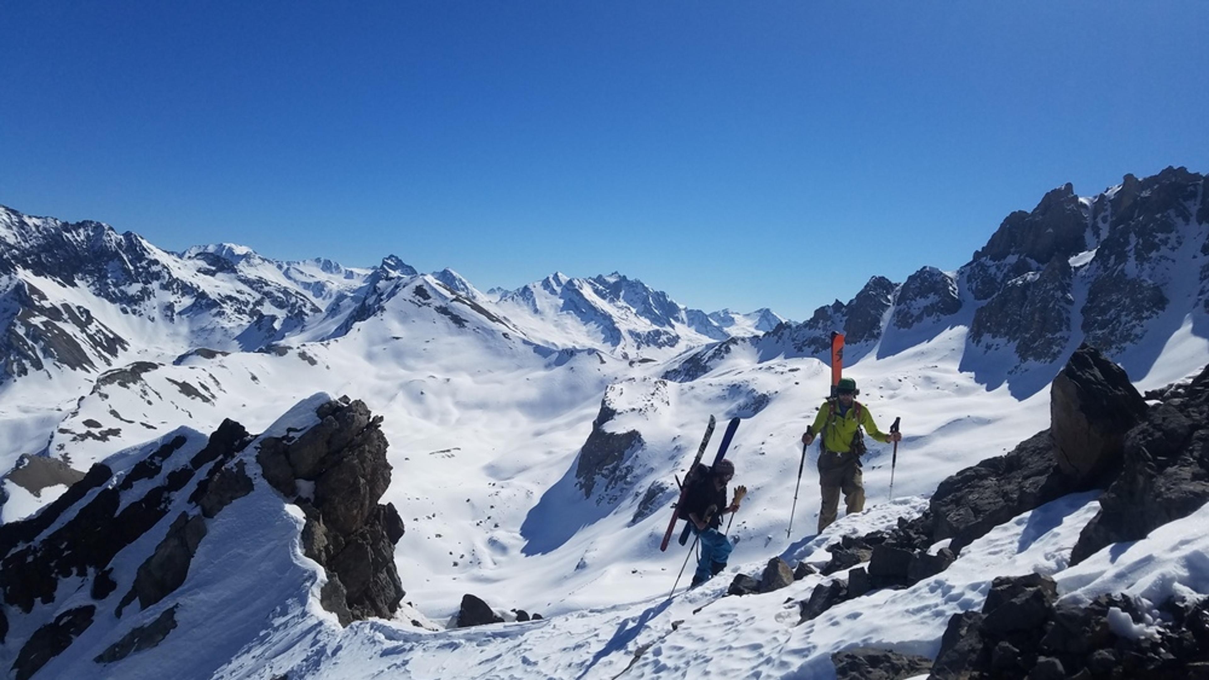Couloir Ceillac - Comparses en action