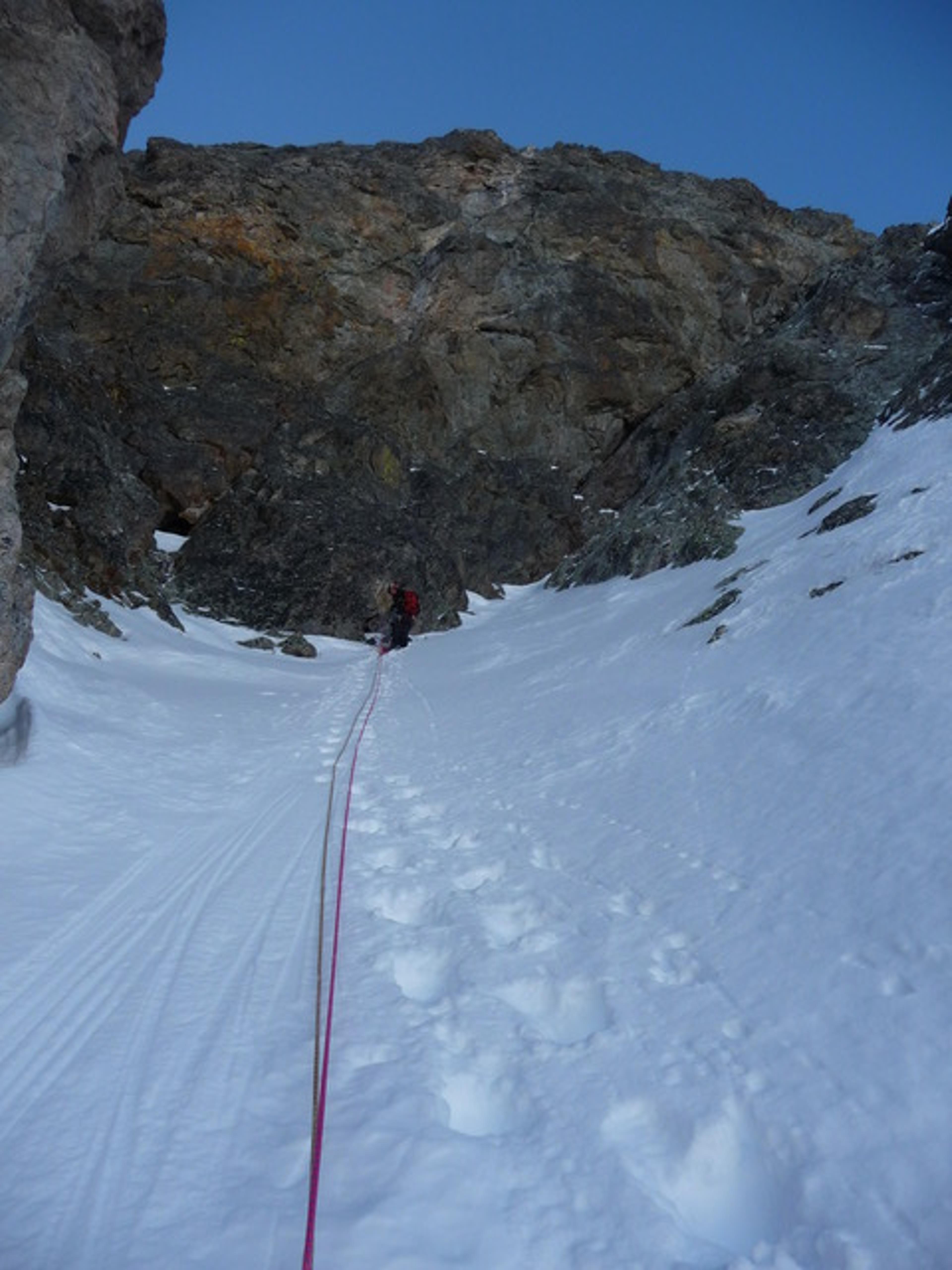 Le couloir qui bute sur la rampe de la Marguerite défouraillée