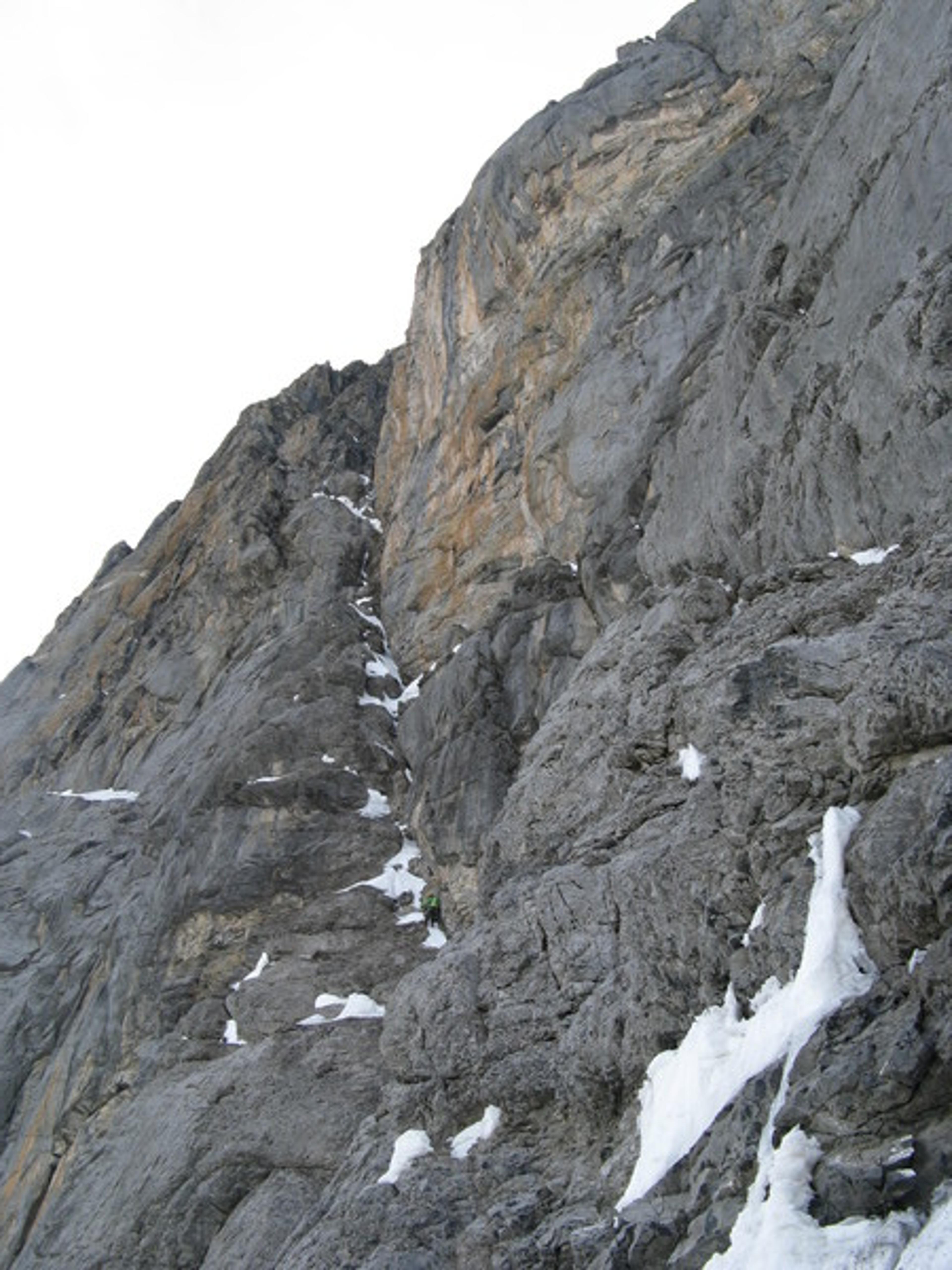Eiger - Voie Heckmair - La rampe