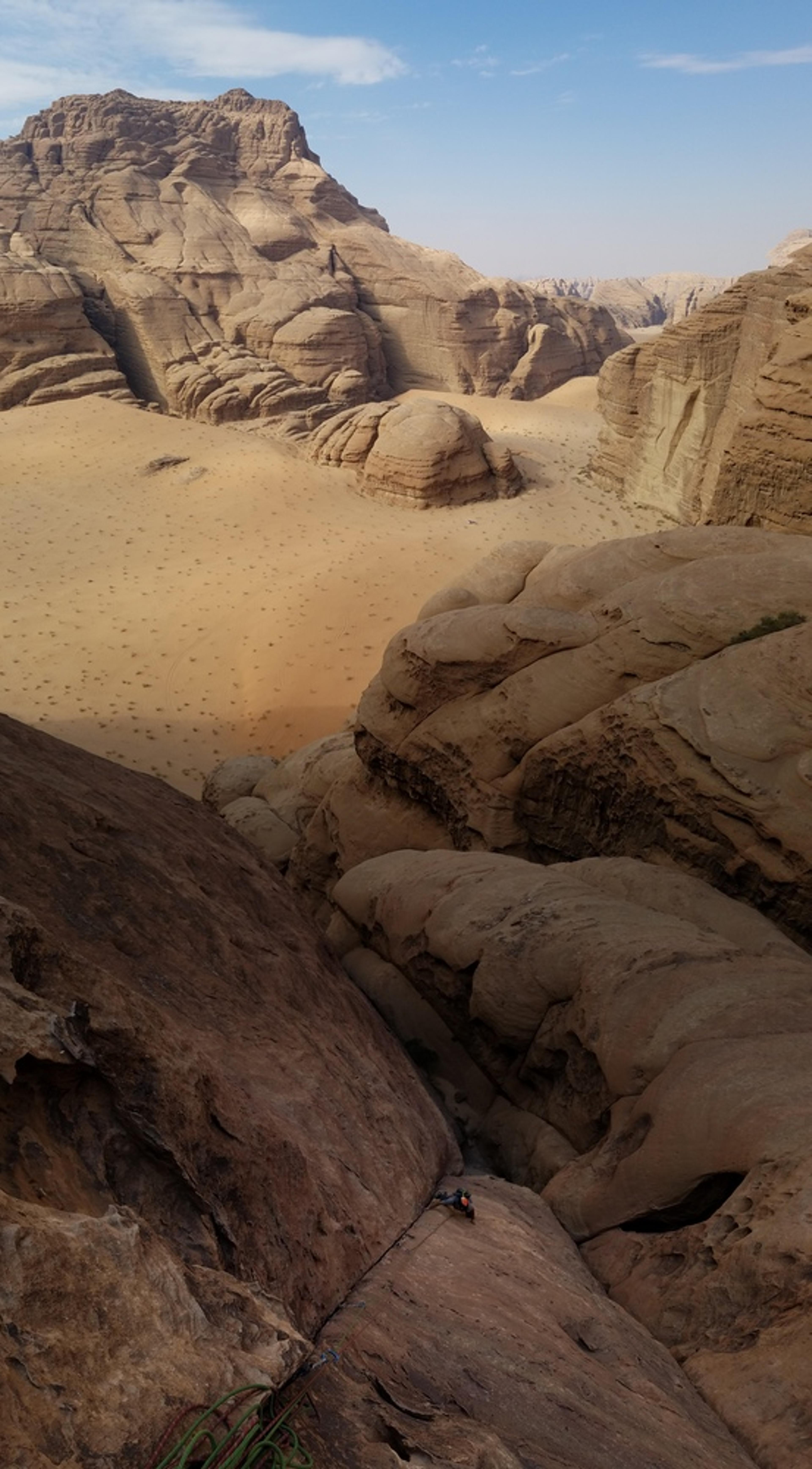 Barrah canyon - Hidden crack et le désert