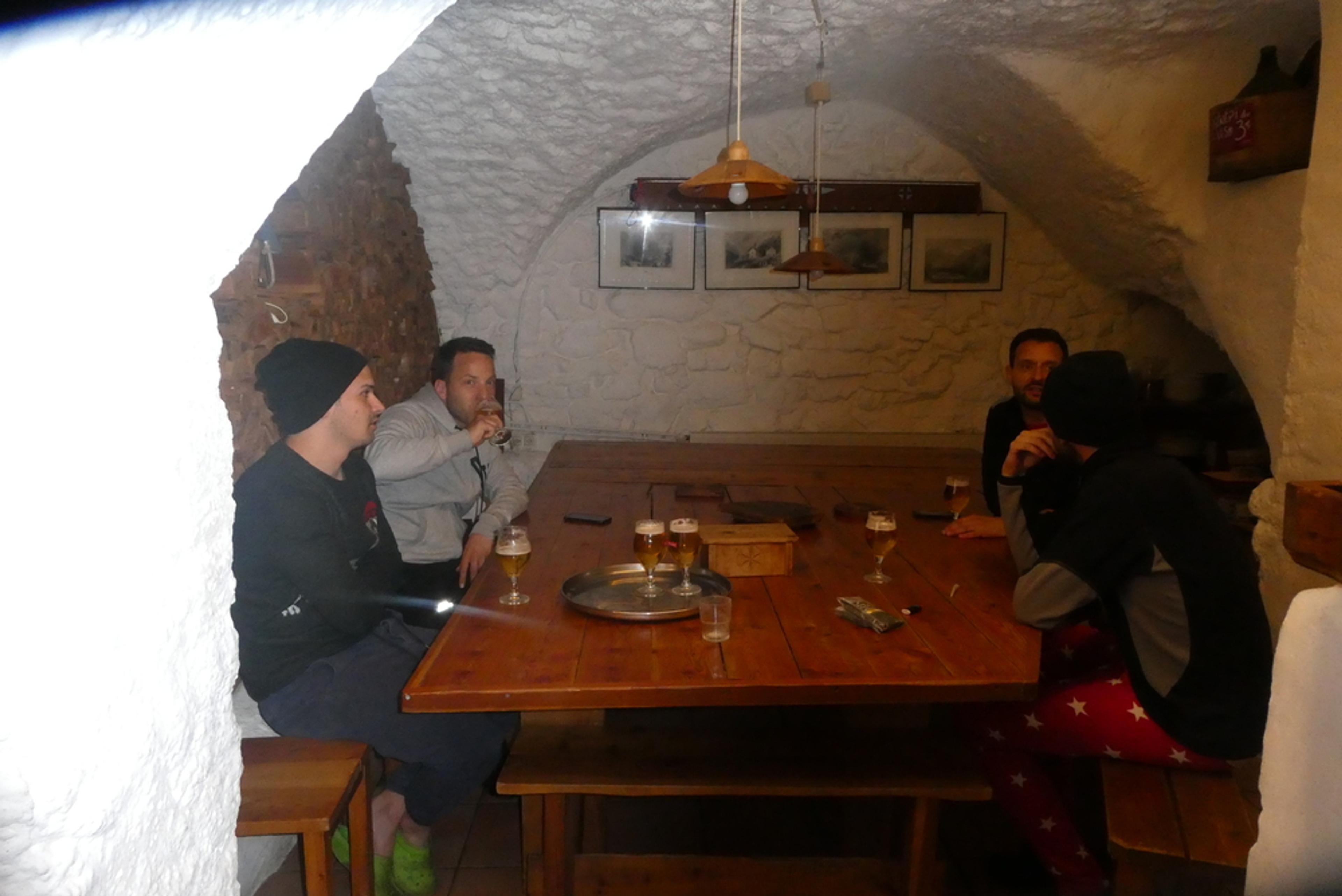 Week-end ski Dormillouse - Début d'apéro