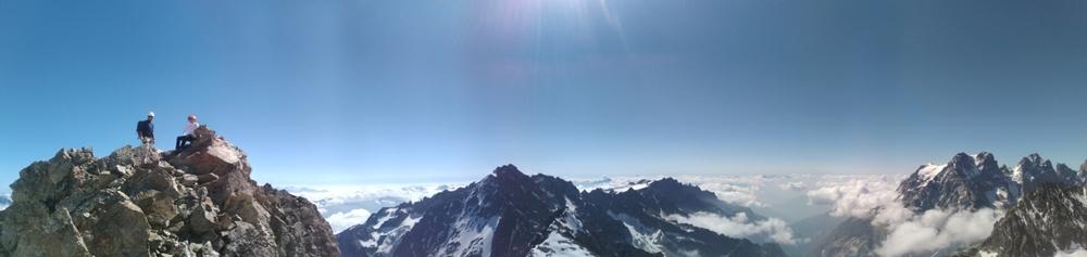 Traversée Pointe Cézanne - Pic du Glacier Blanc - Sommet