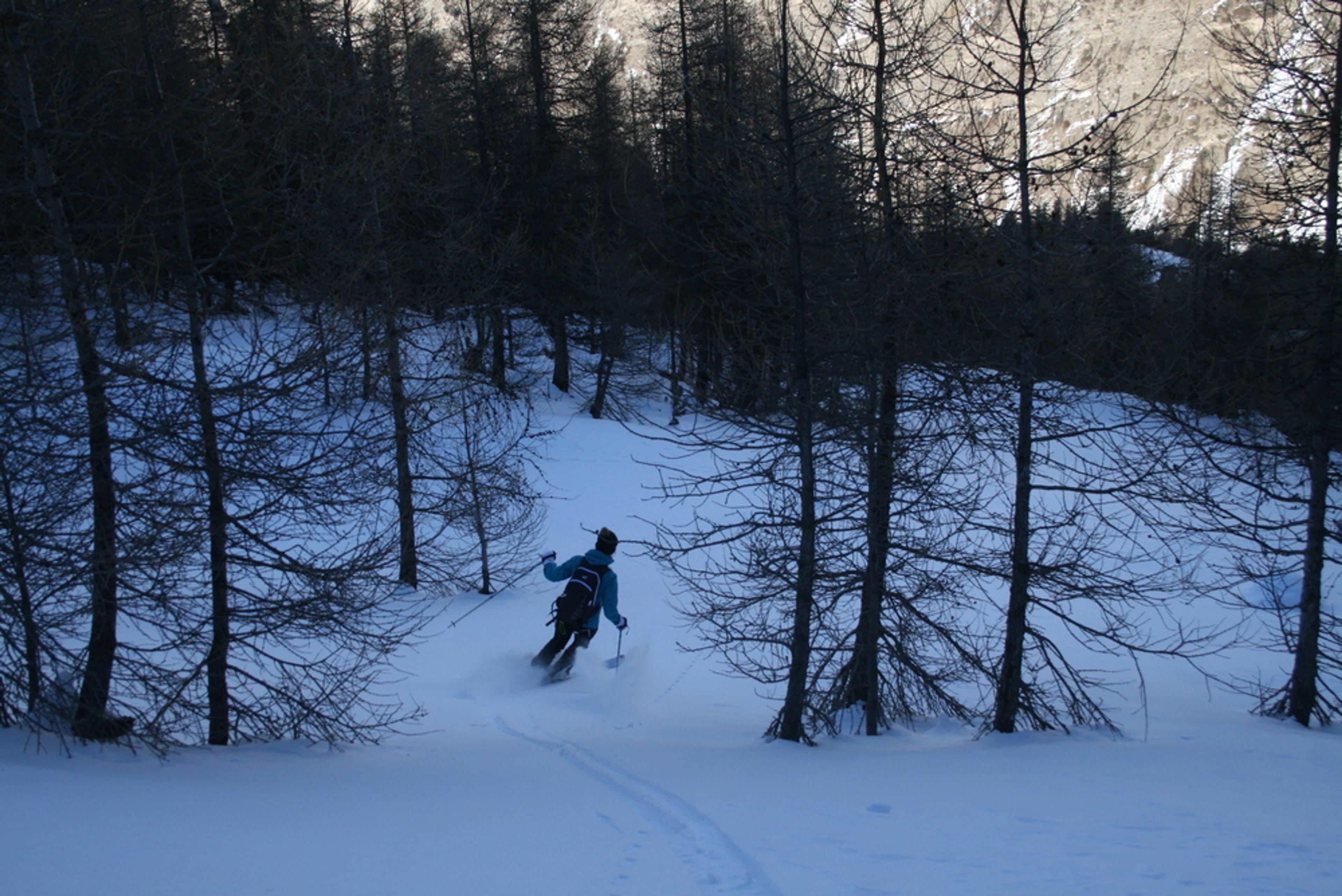 Ski de randonnée - Les Orres - Chloé ouvre la trace tranquille!