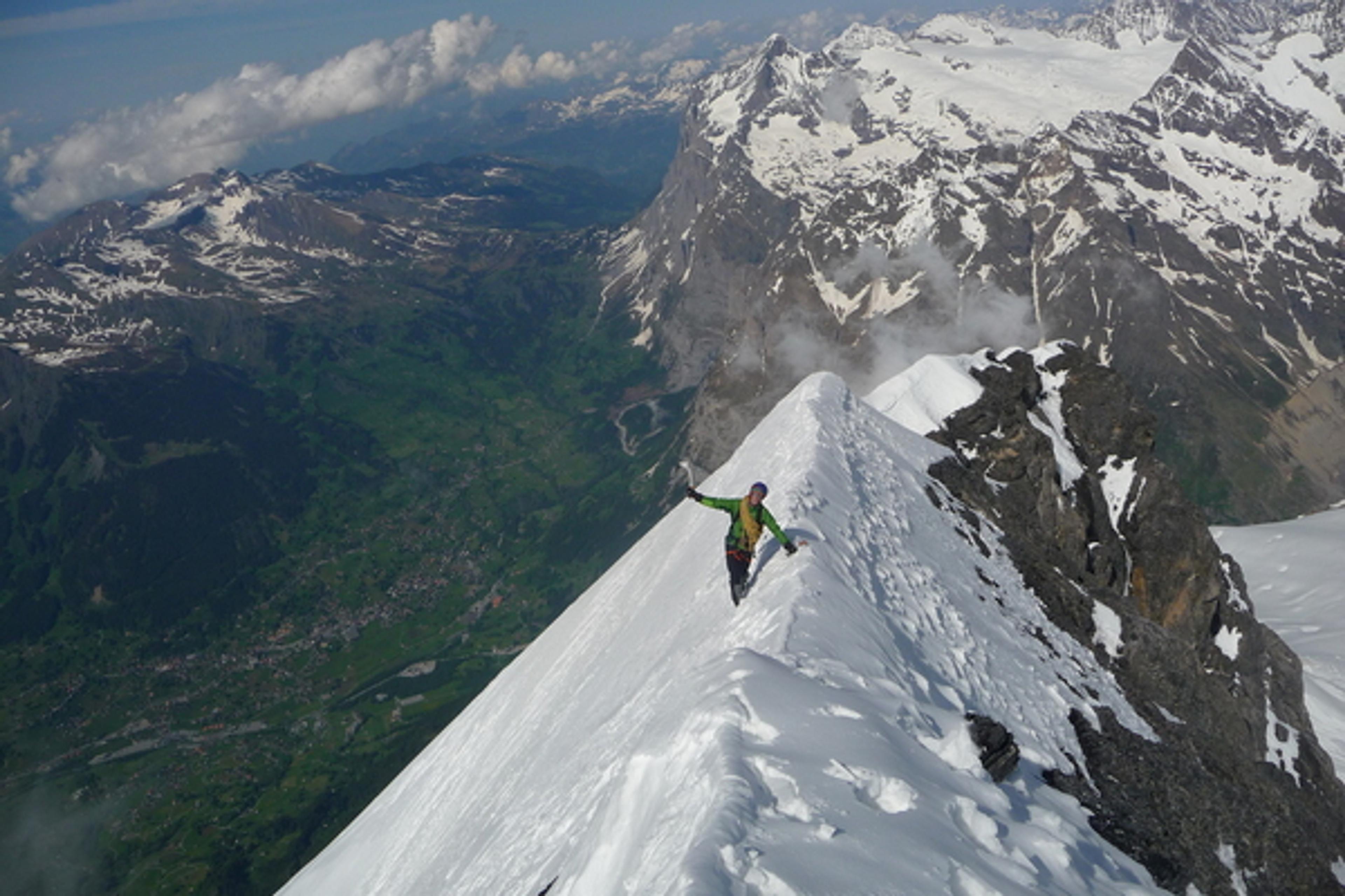 Eiger - L'arête neigeuse