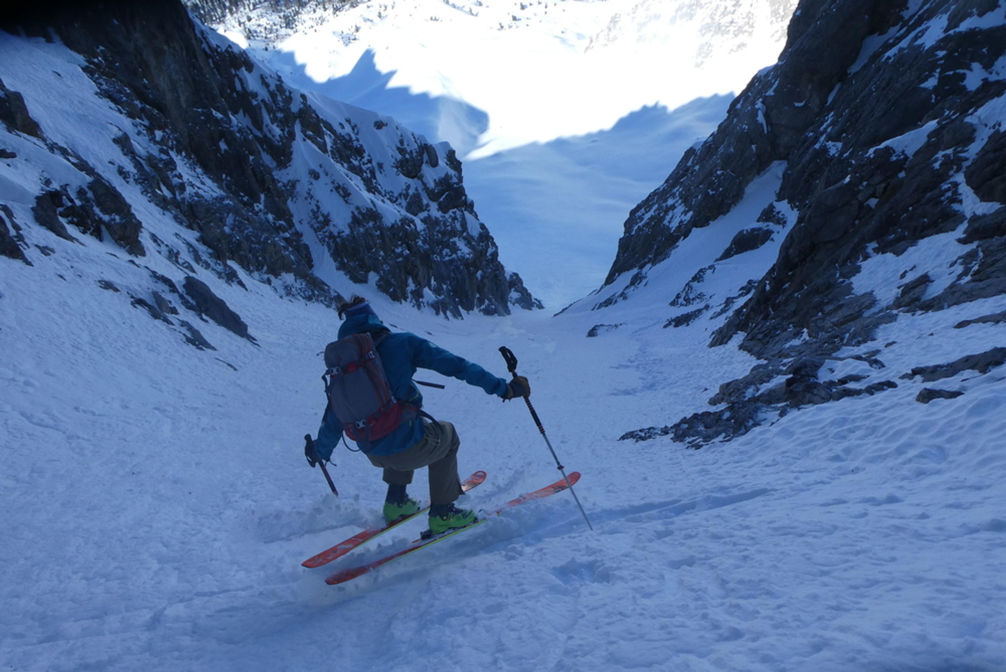 Couloir Ceillac - Pente un peu raide