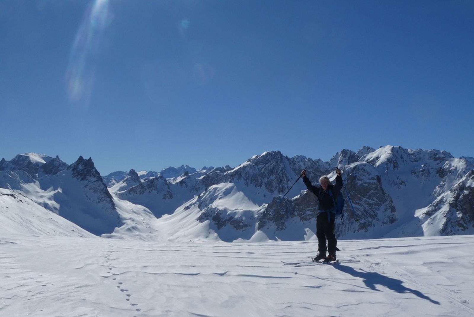 Refuge Terre rouge - Karl heureux!