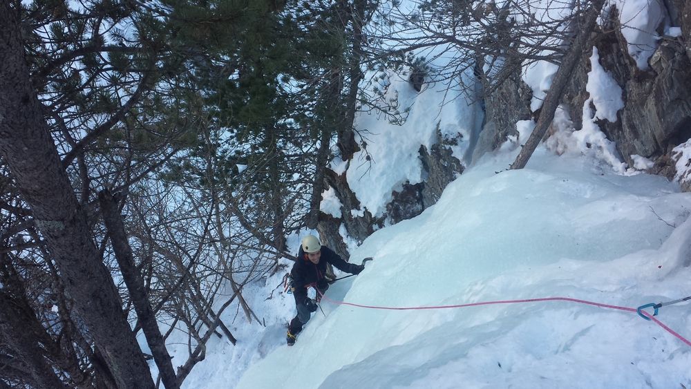 Un ptit coup de cascade à Ceillac