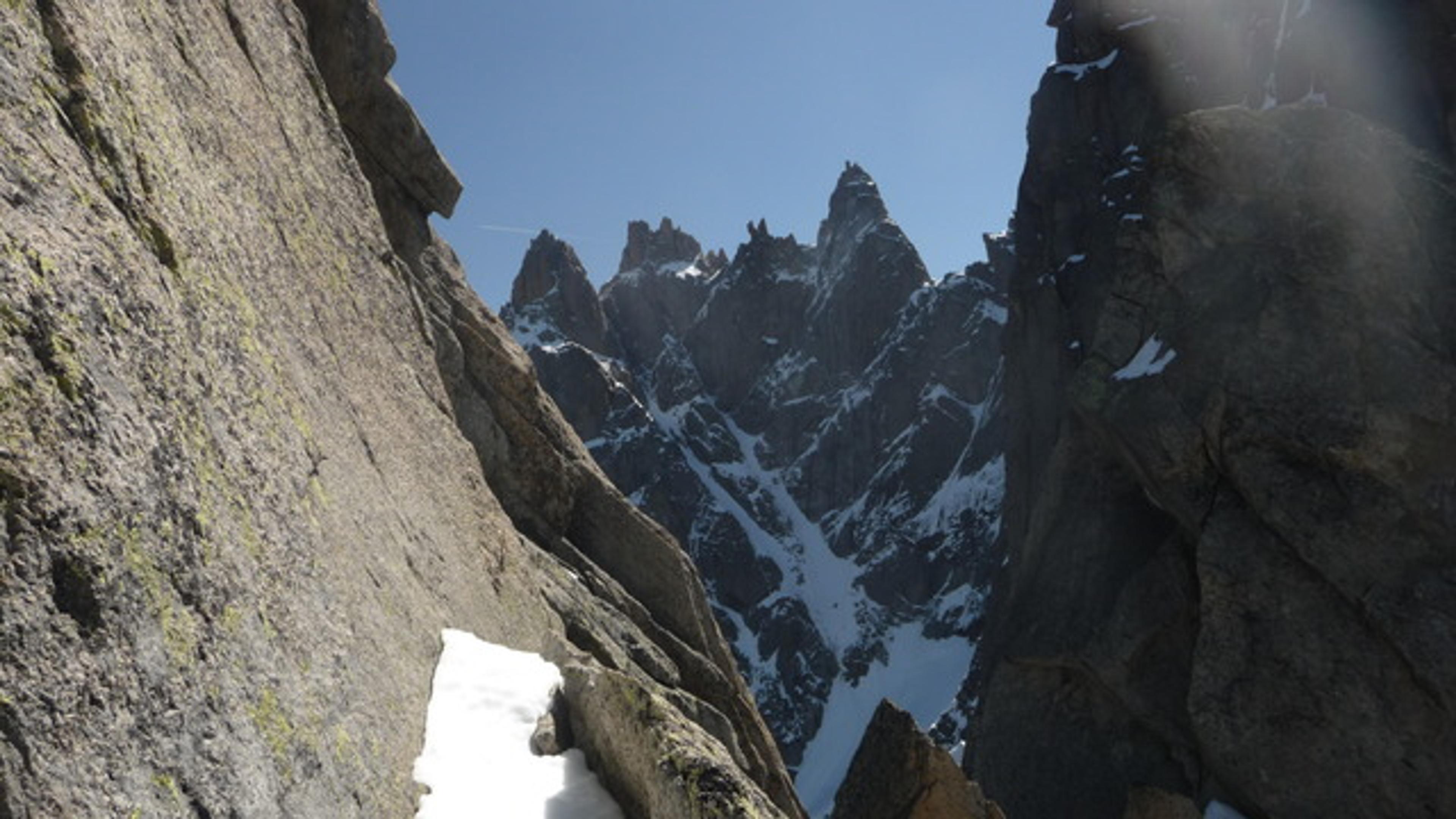 Vue sur Blaitière Ciseaux Fou