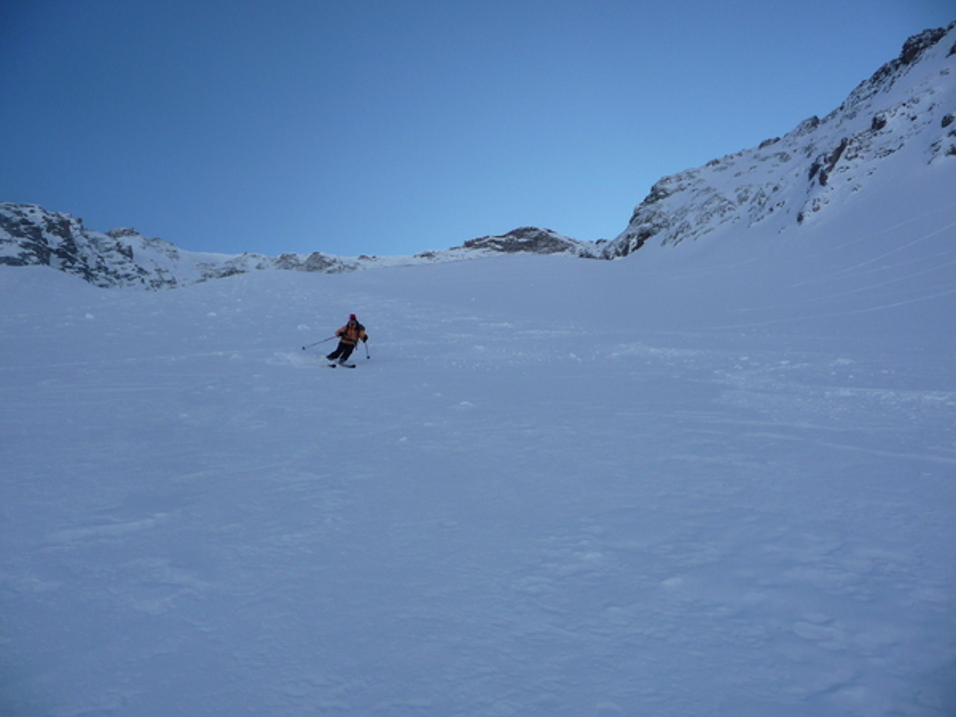 Ski - Combeynot - Premières traces