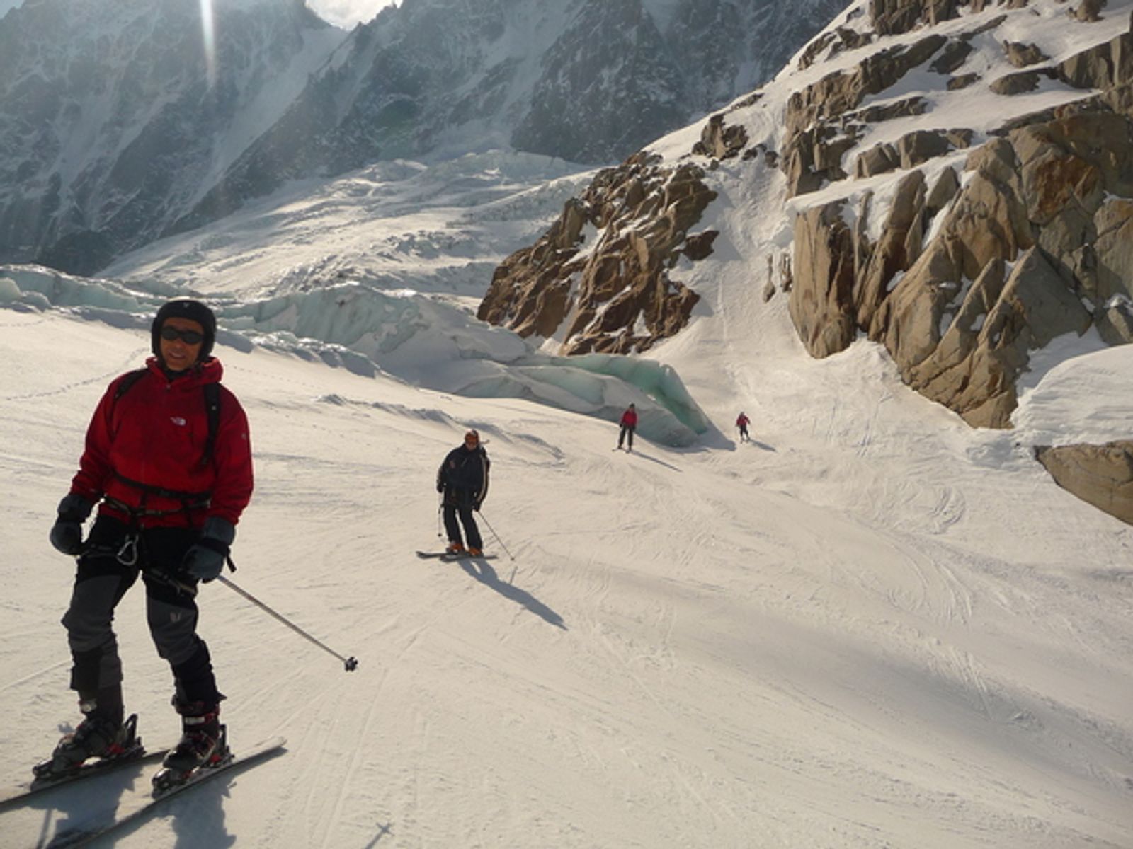 Grands Montets - Dans le bas de l'itinéraire