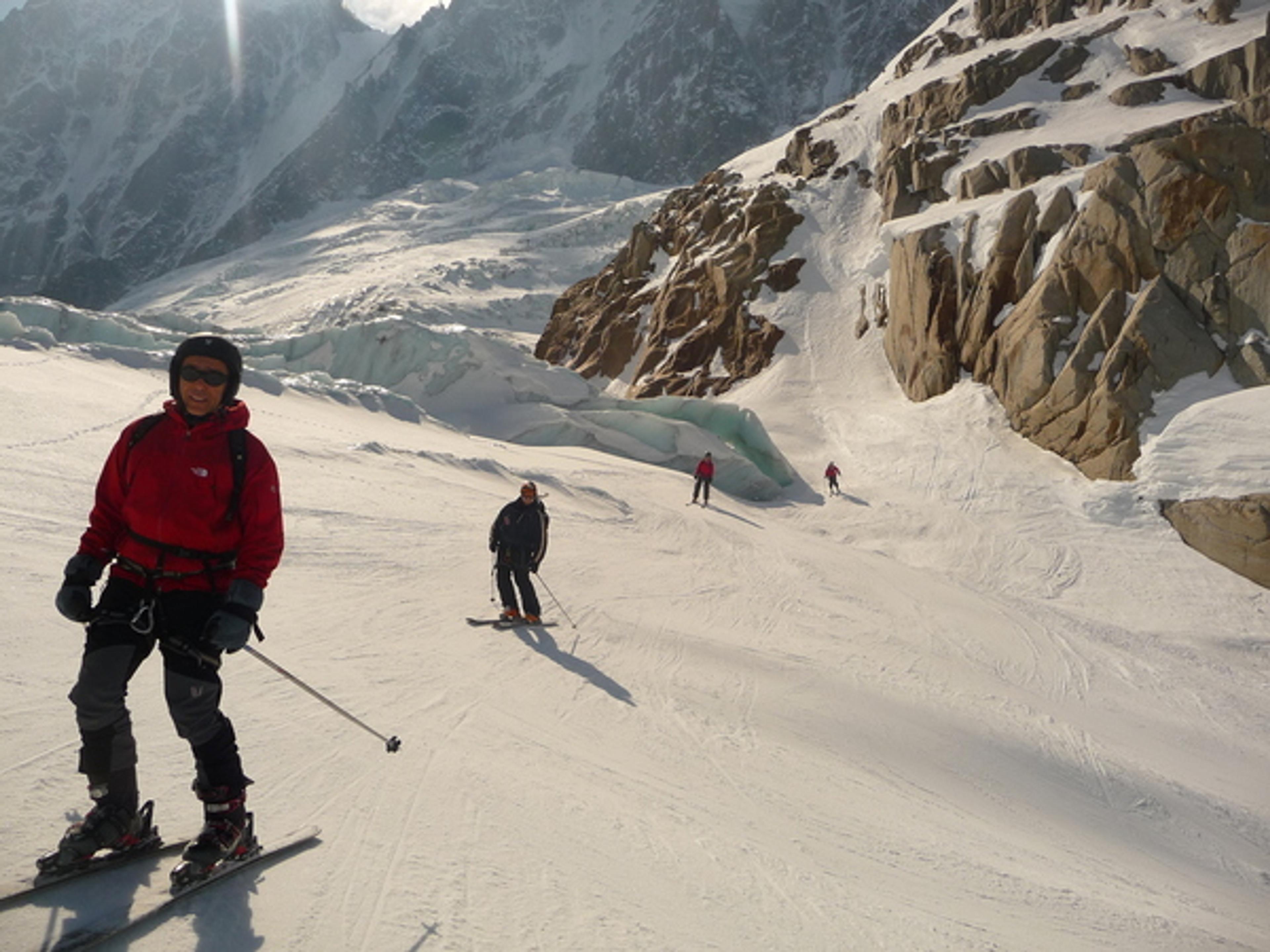 Grands Montets - Dans le bas de l'itinéraire