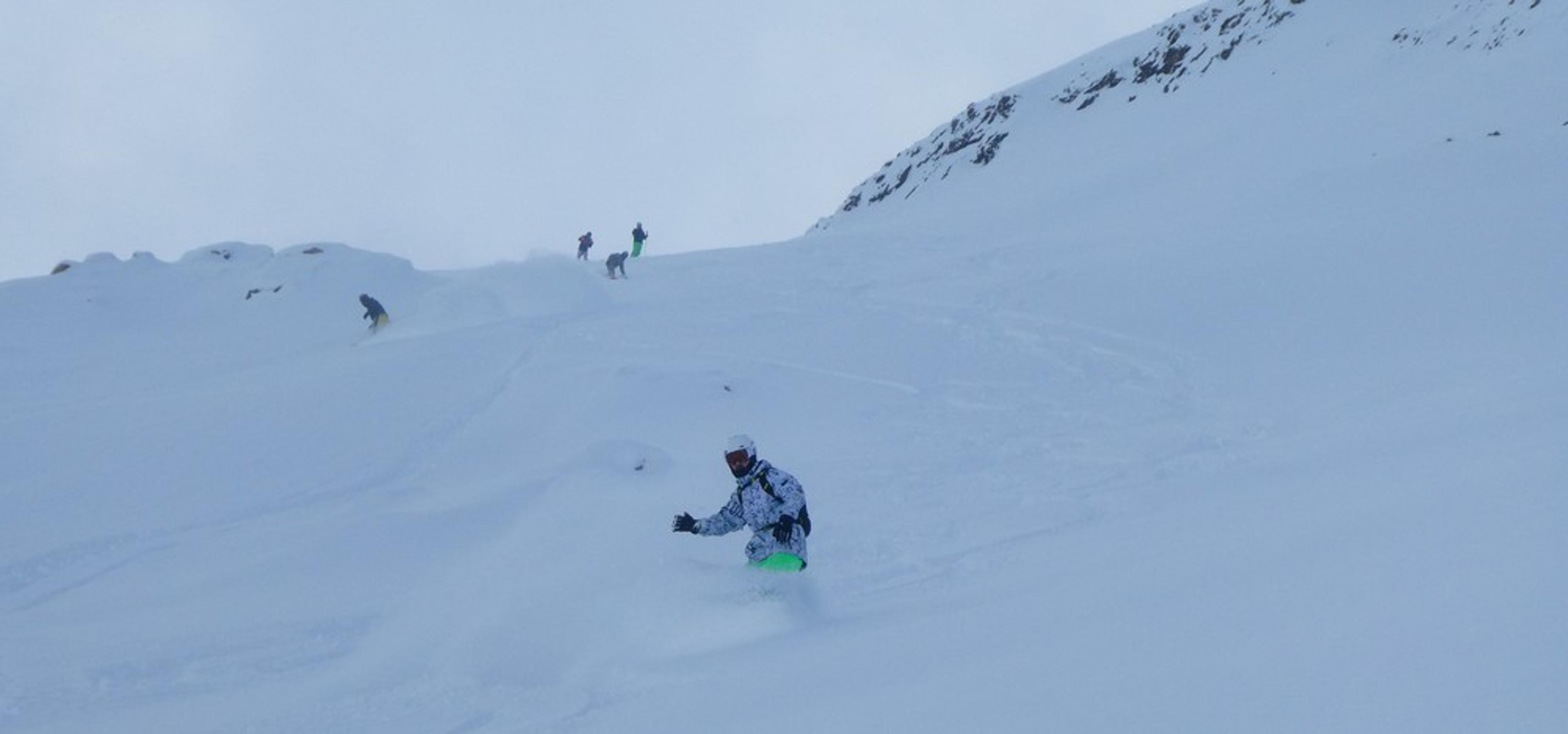 La Grave - Bande of riders