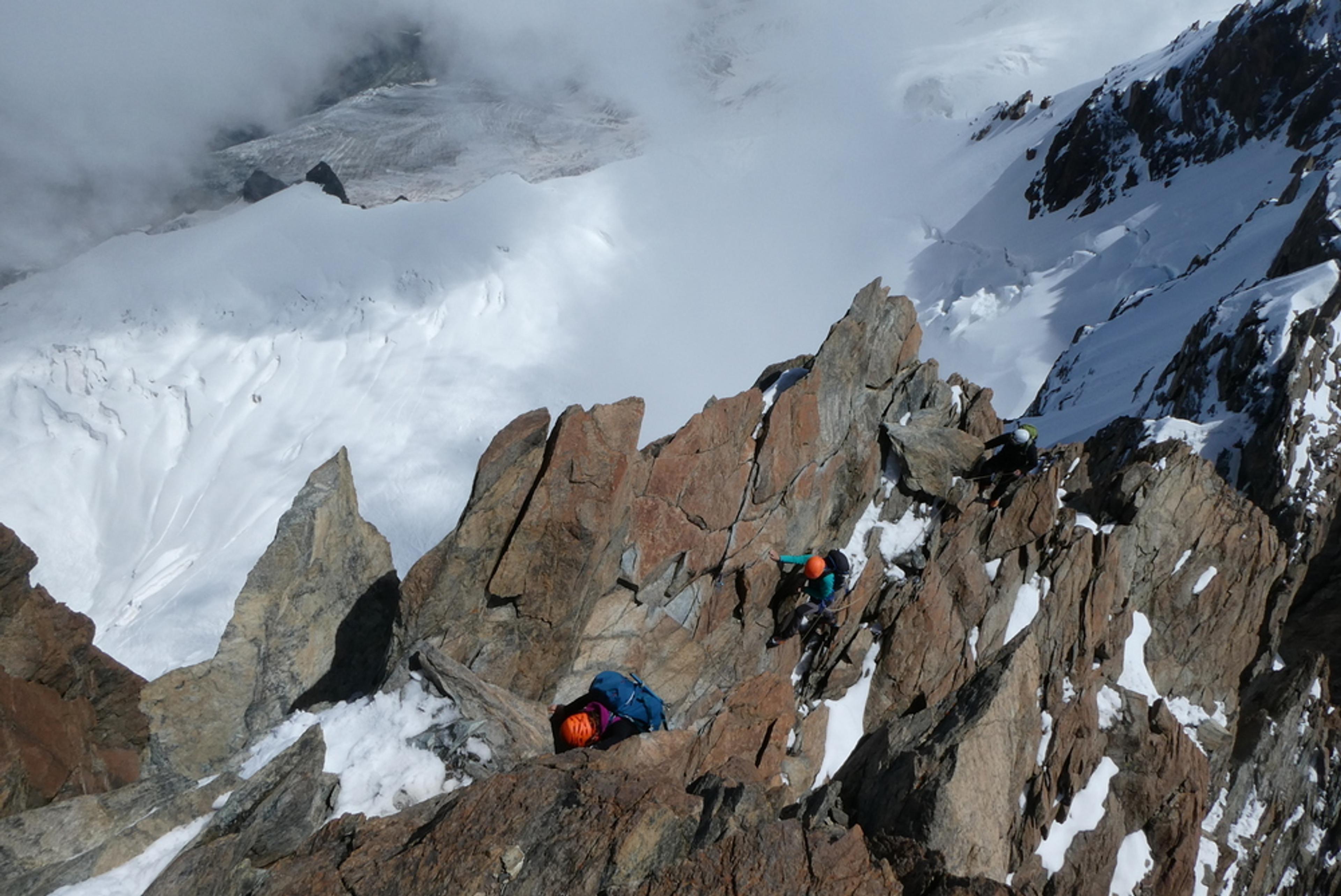 Traversée du Breithorn - Rocher