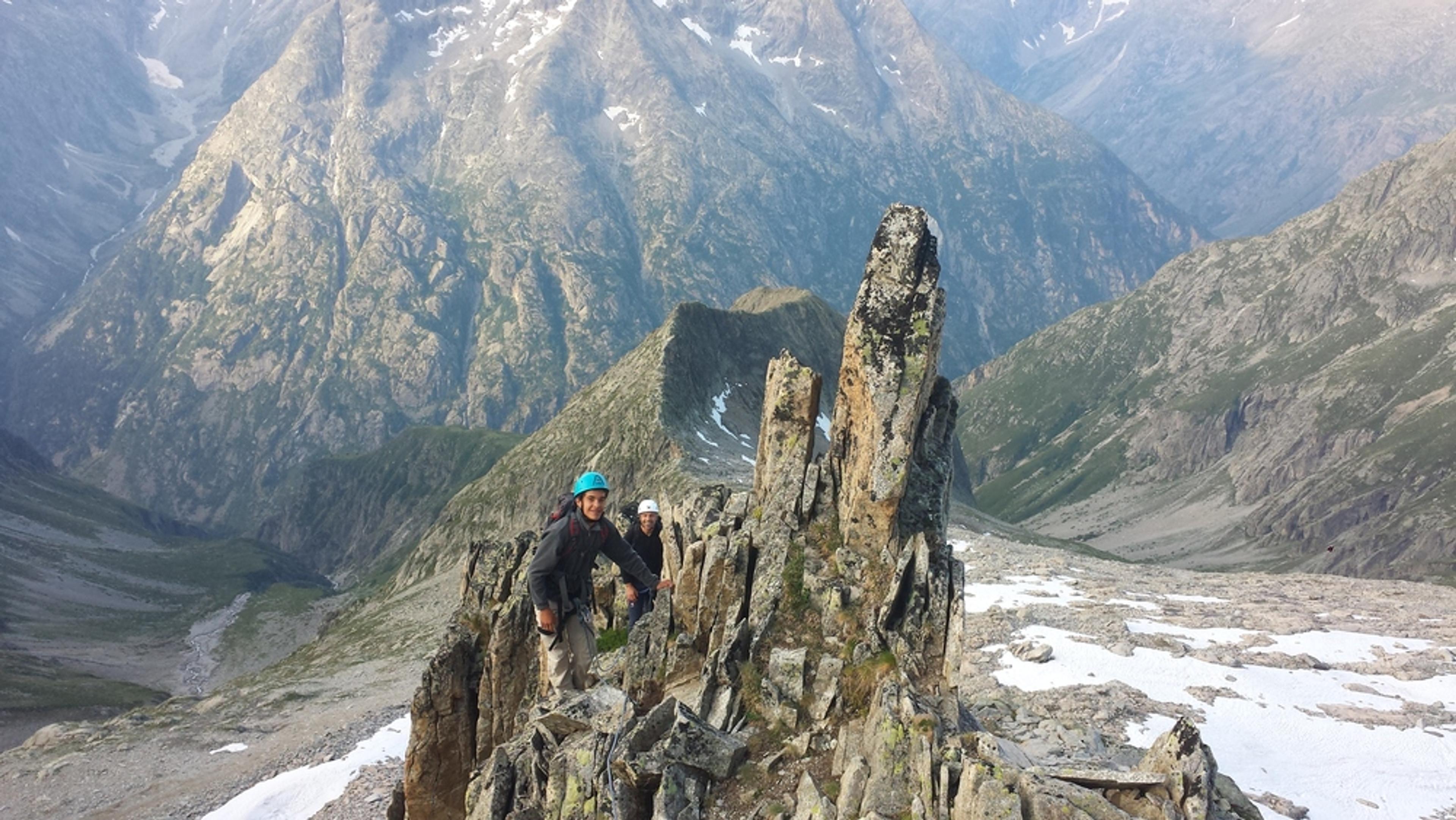 Aiguille Occidentale du Soreiller - Pas mal pour un début!