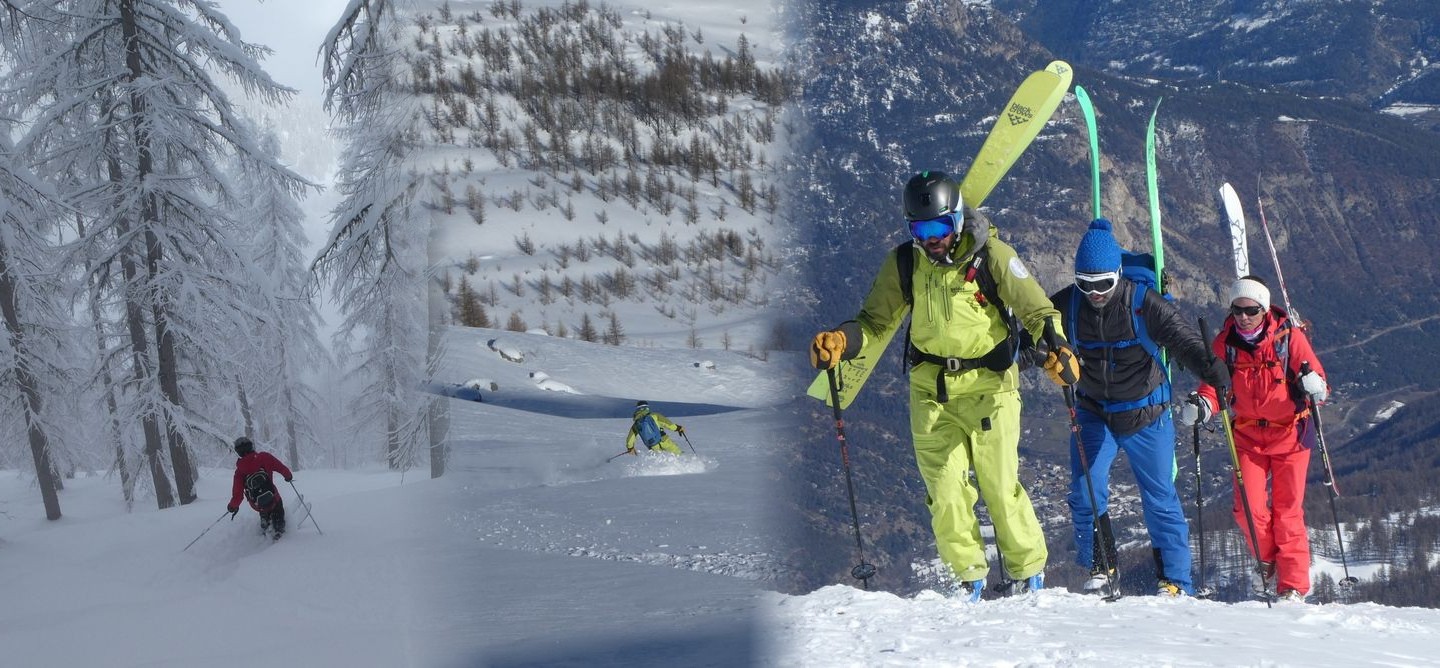 Montage photo Hors piste Puy-Saint-Vincent