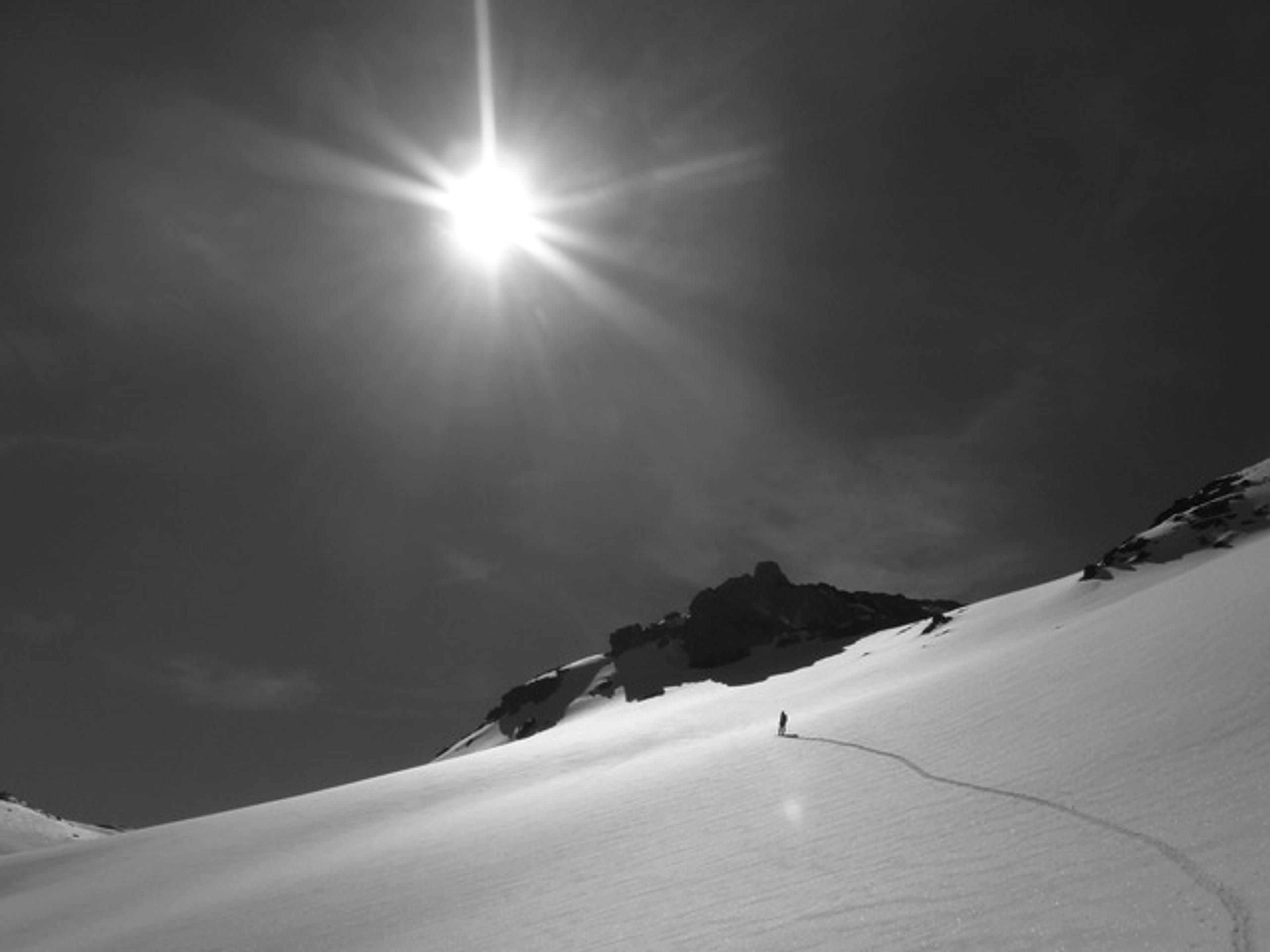Dans la montée de Pointe du vallon