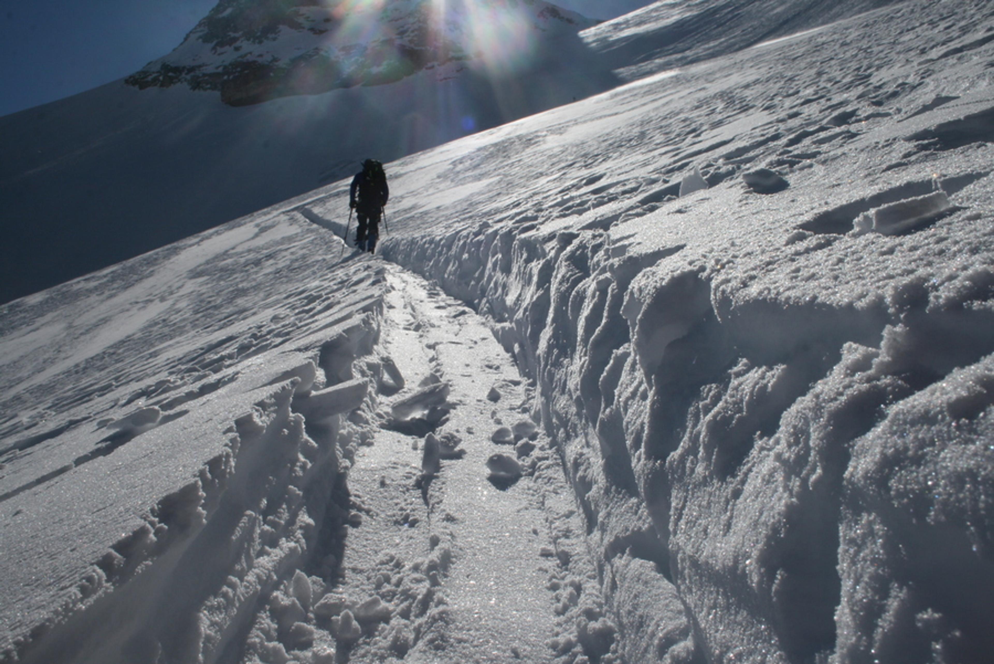 Raid ski Haute Maurienne - Trace profonde