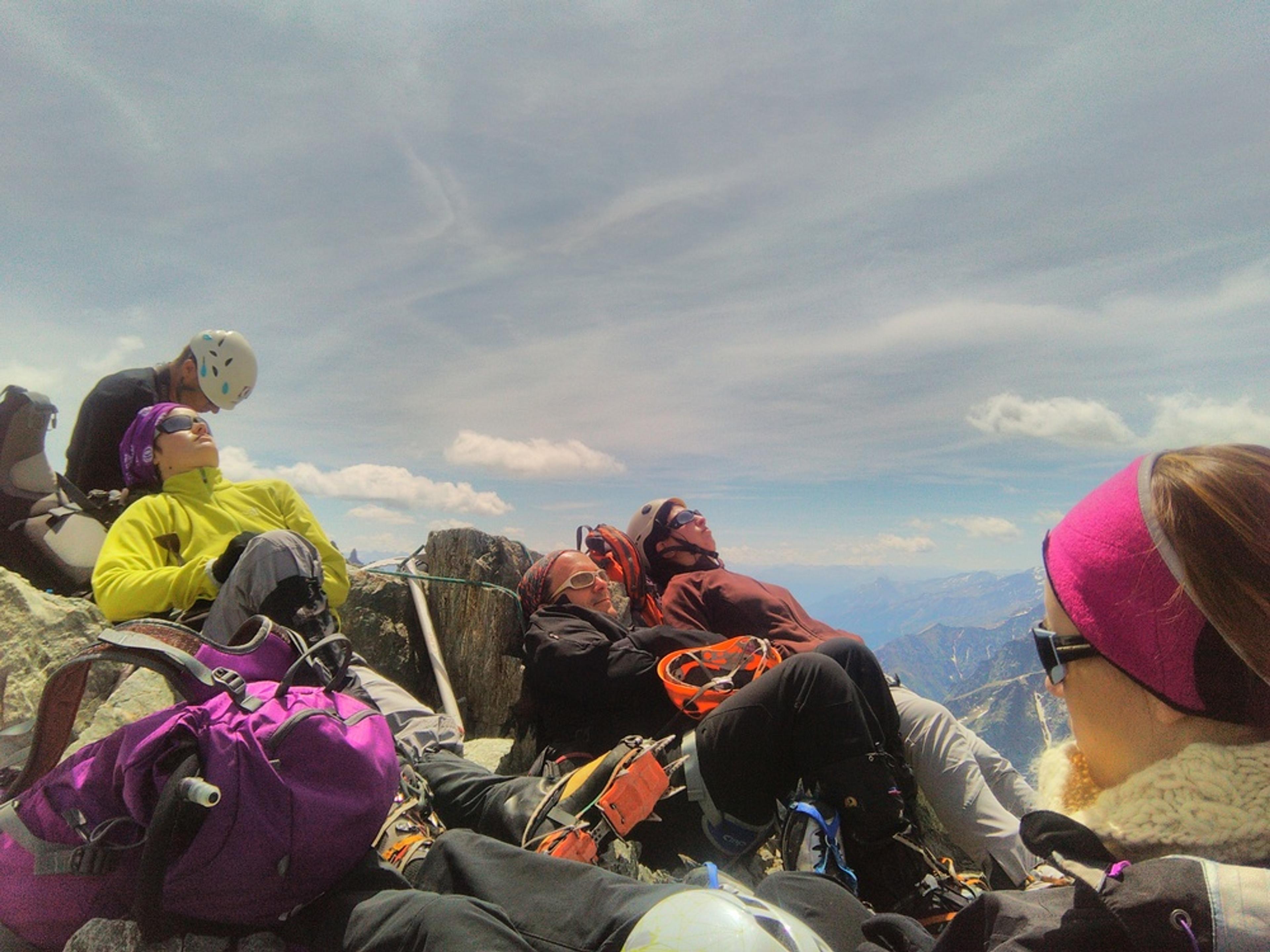 Initiation Alpinisme - Sieste sommitale