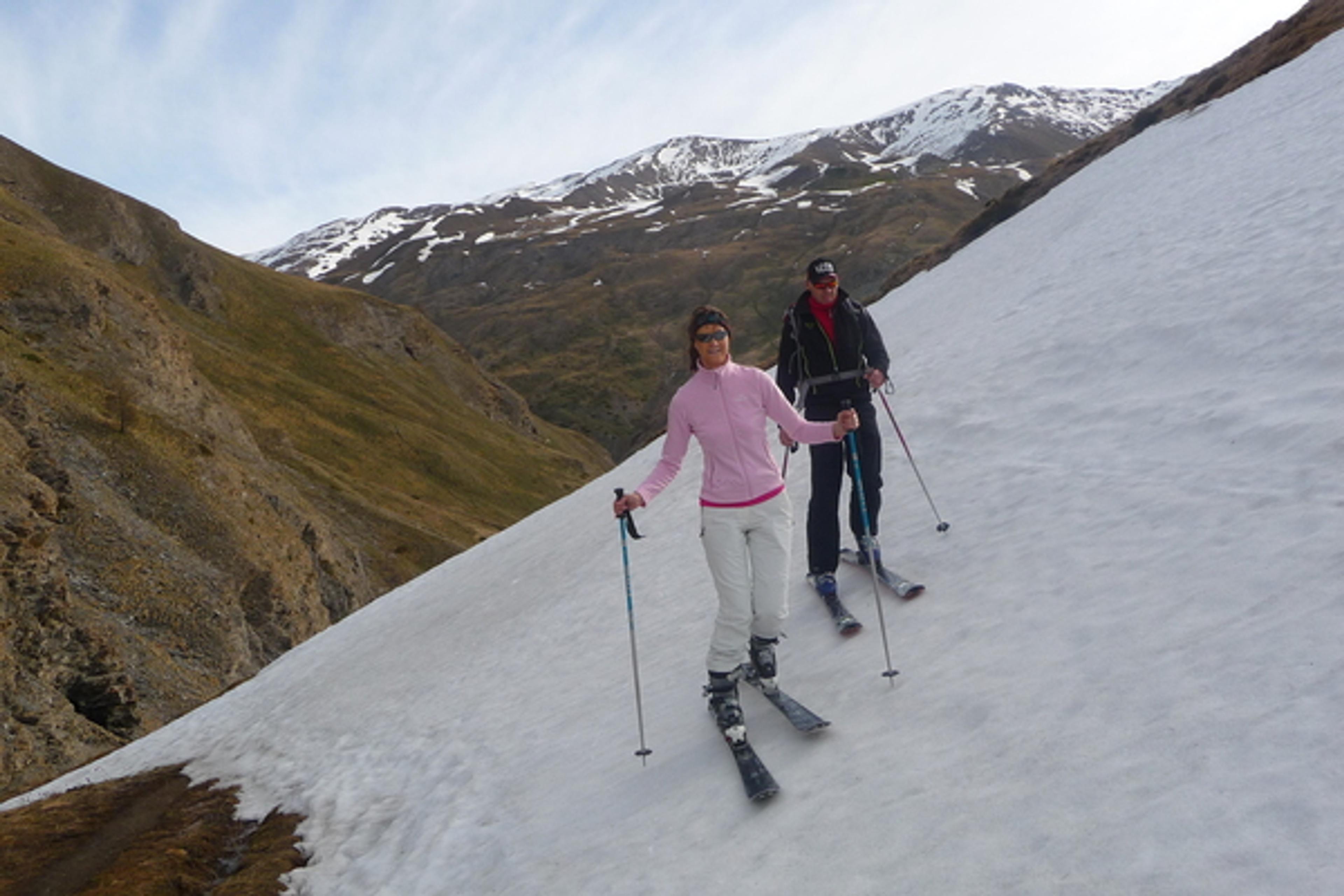 Col de Péas - En piste!