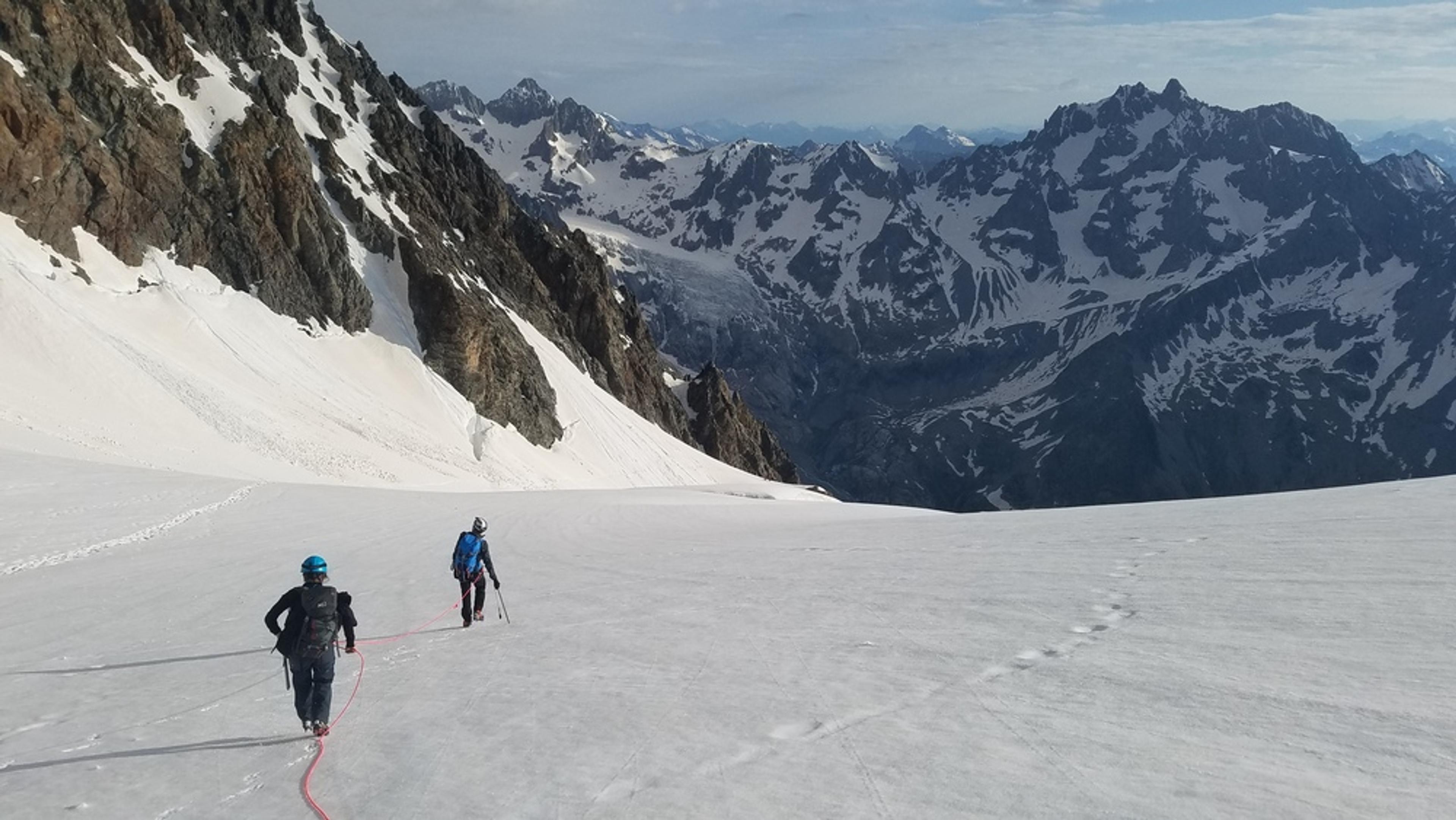 Traversée du Pelvoux - Glacier des Violettes