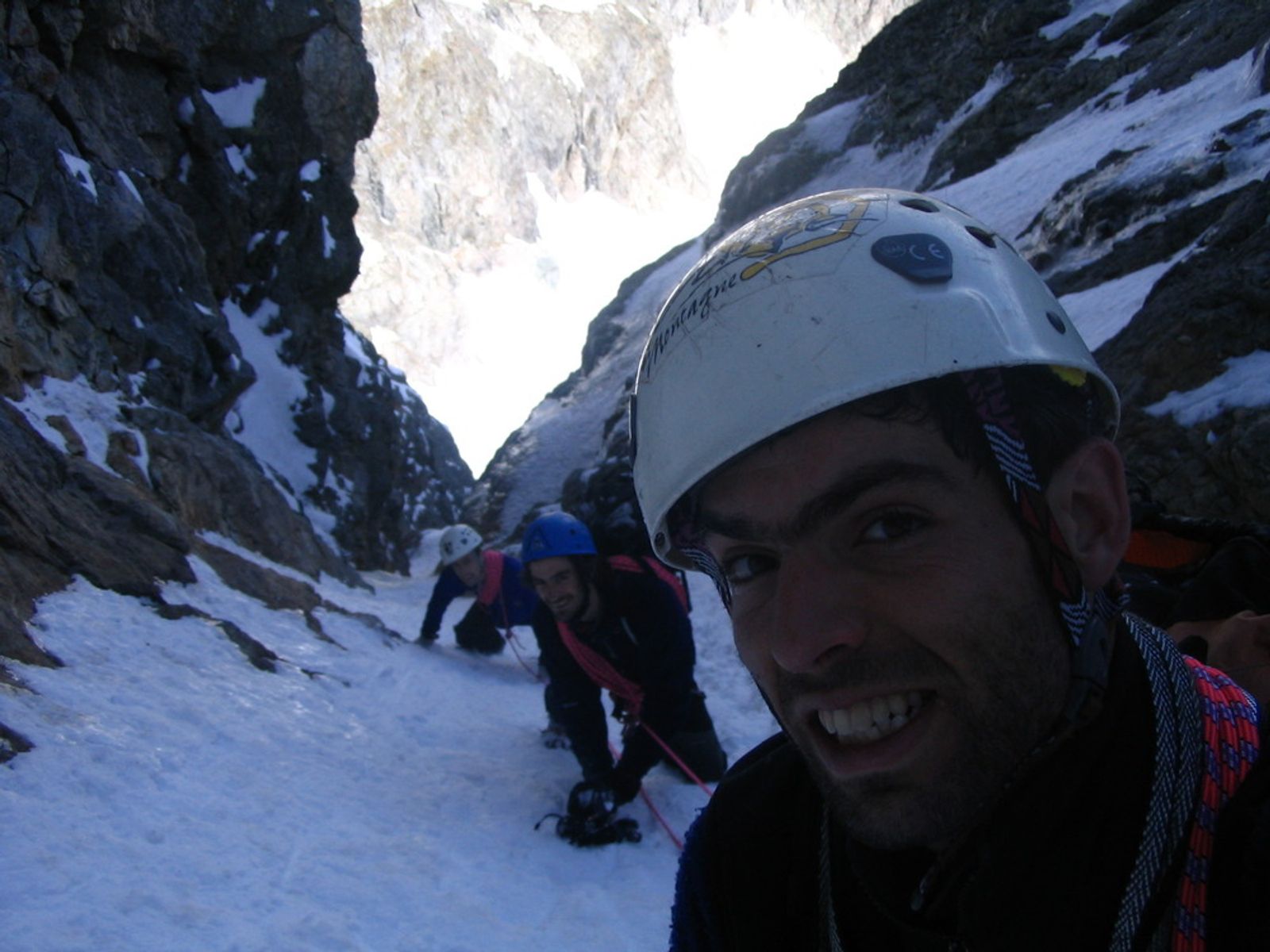 Dans la Goulotte cret - pic de chamoissiere