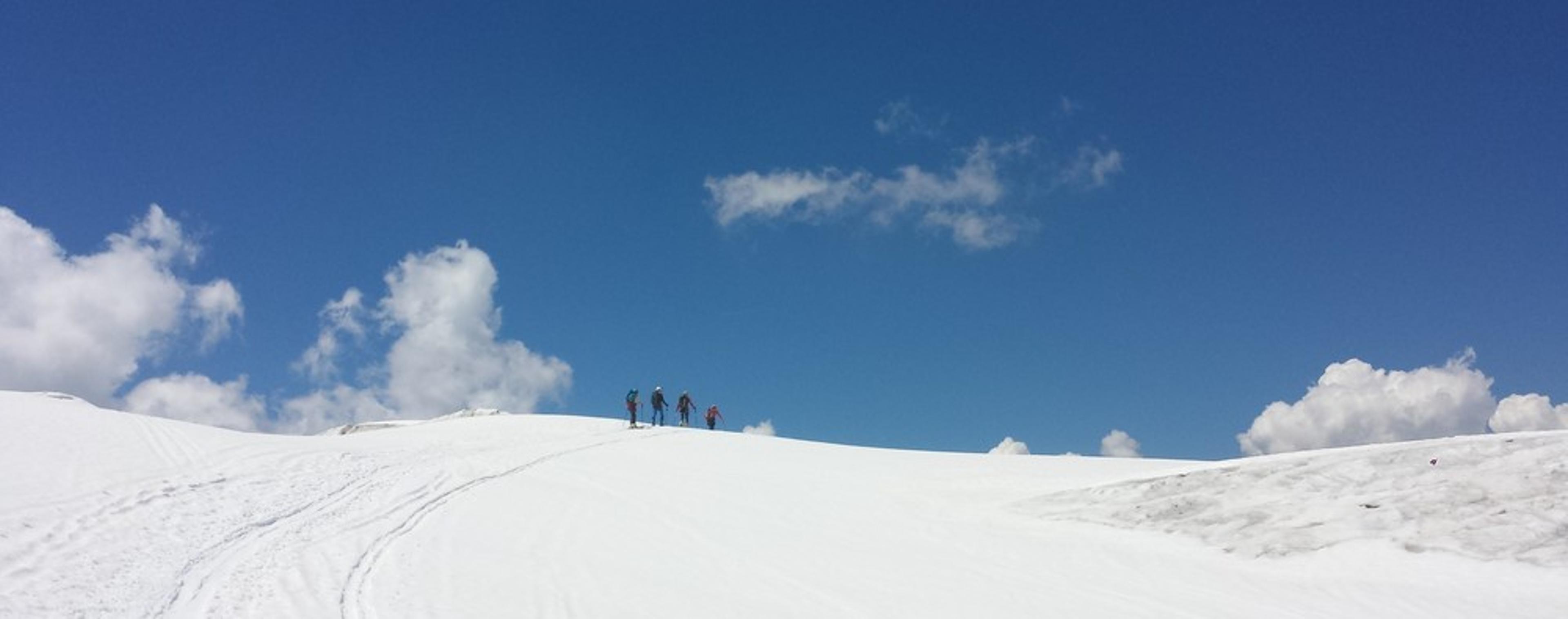 Mont-Blanc - Ski - La jonction