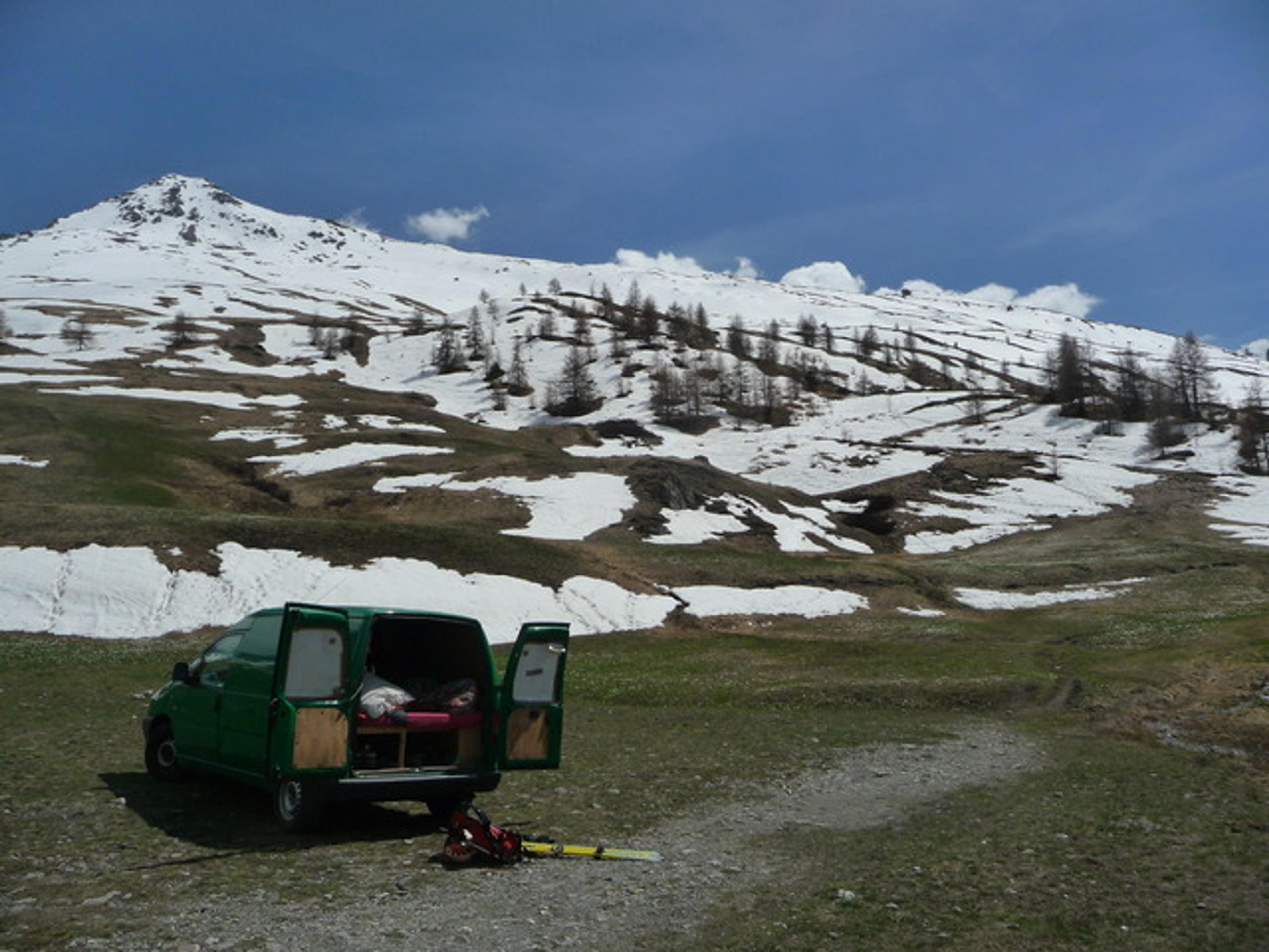 Face Nord du Lombard vu des Fonds