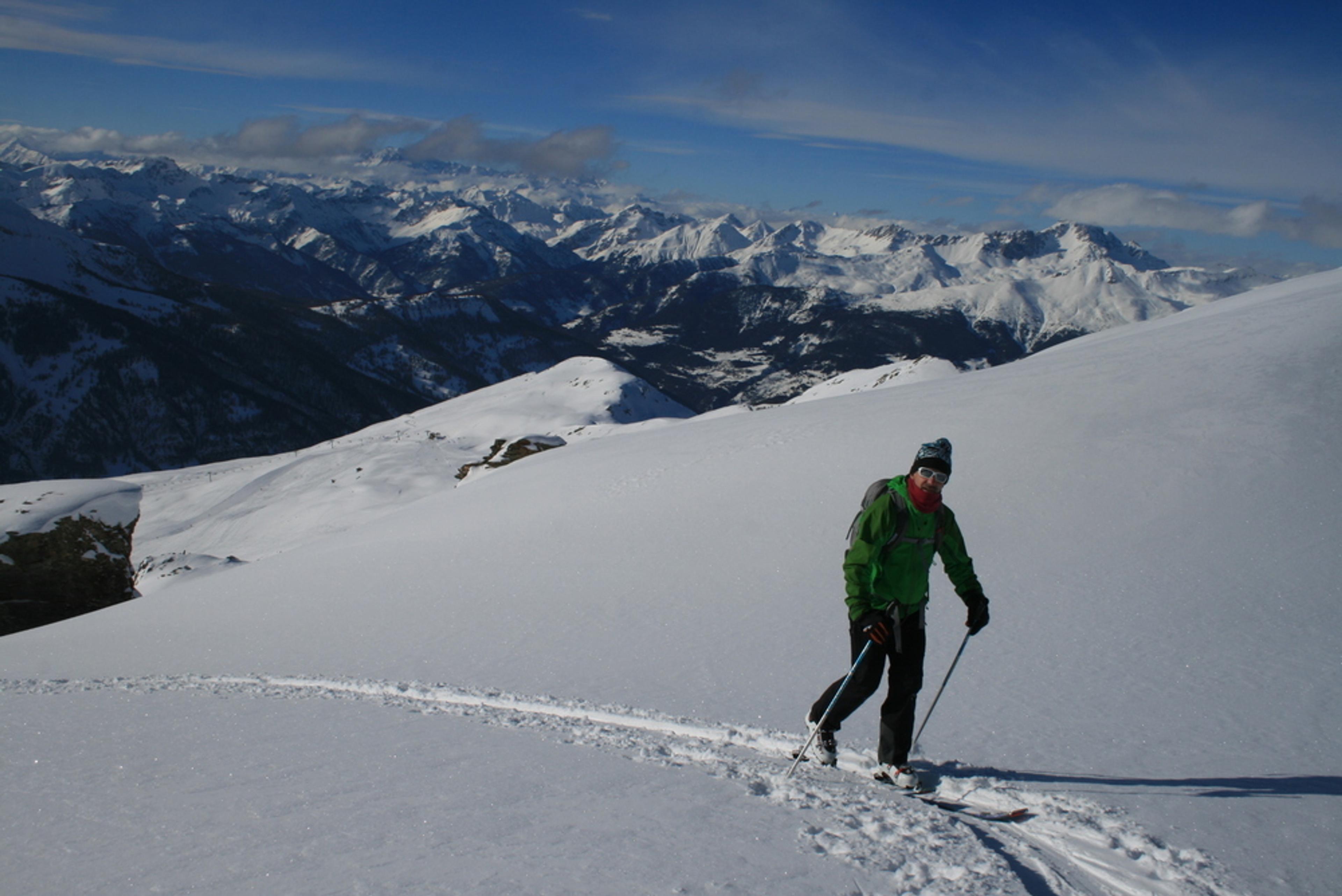 Hors-piste à Saint-Véran - Couloir de Chateaurenard - Le Jacob